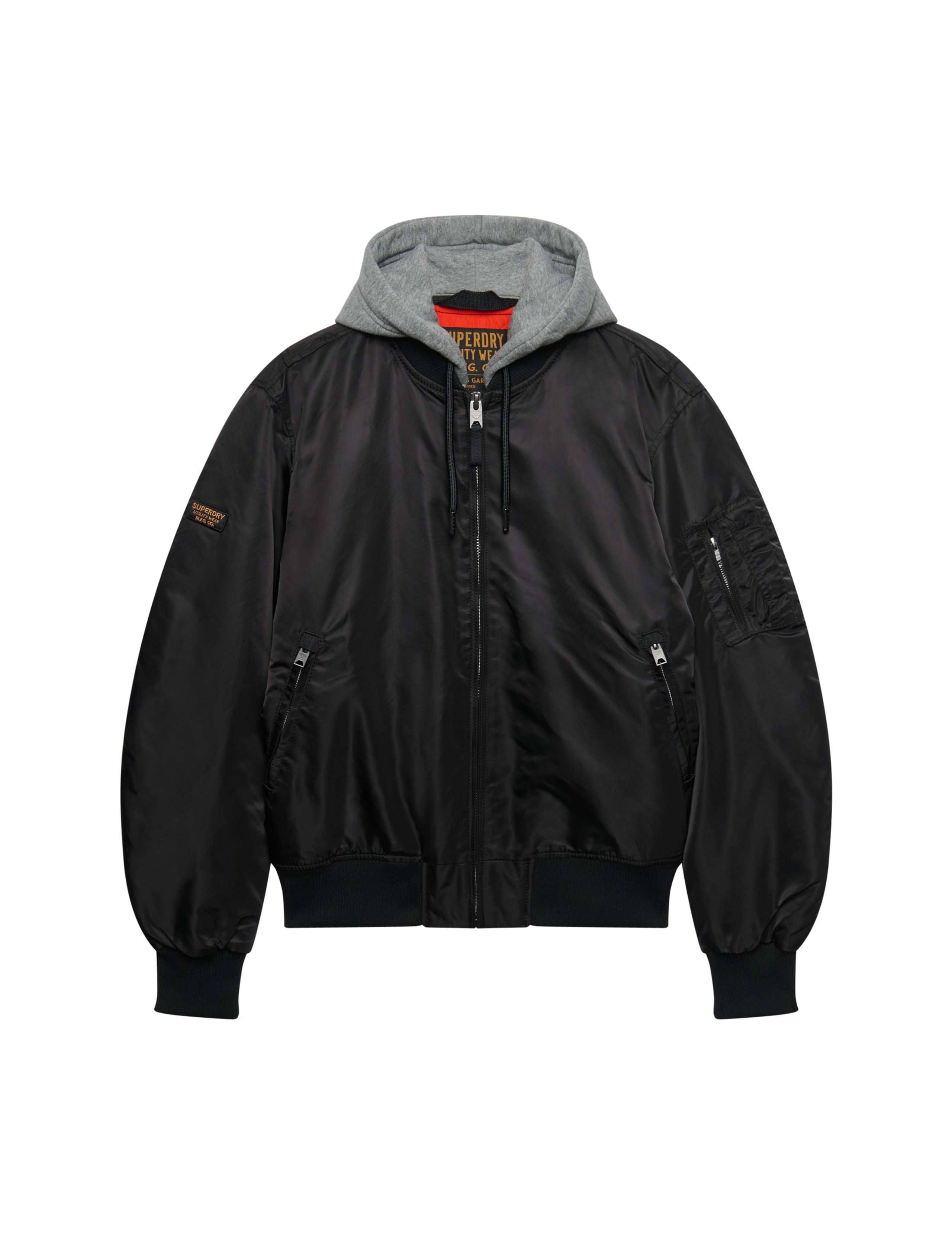 Padded Hooded Bomber Jacket 2 of 9