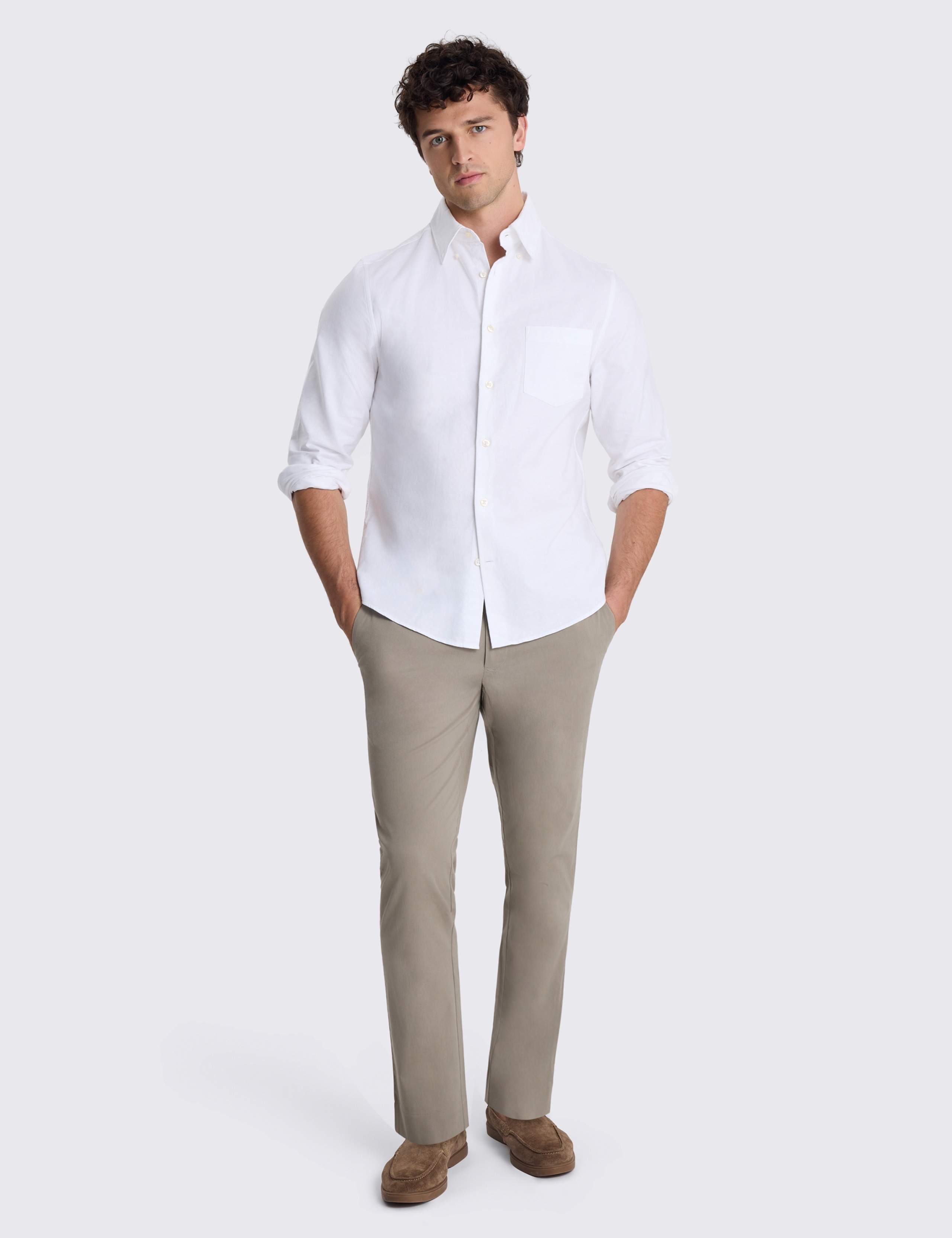 Slim Fit Cotton Rich Stretch Chinos 2 of 4