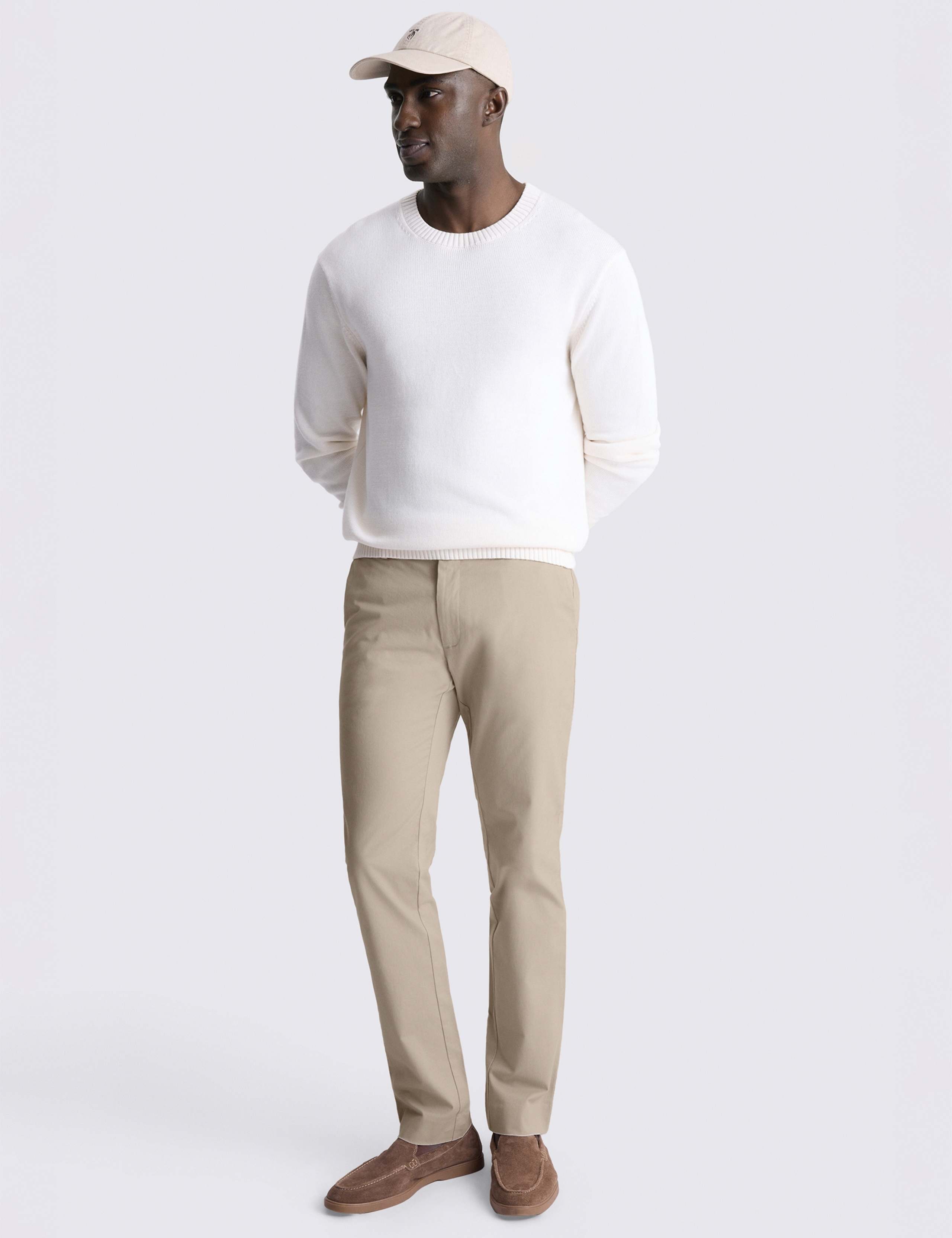 Slim Fit Cotton Rich Stretch Chinos 2 of 4