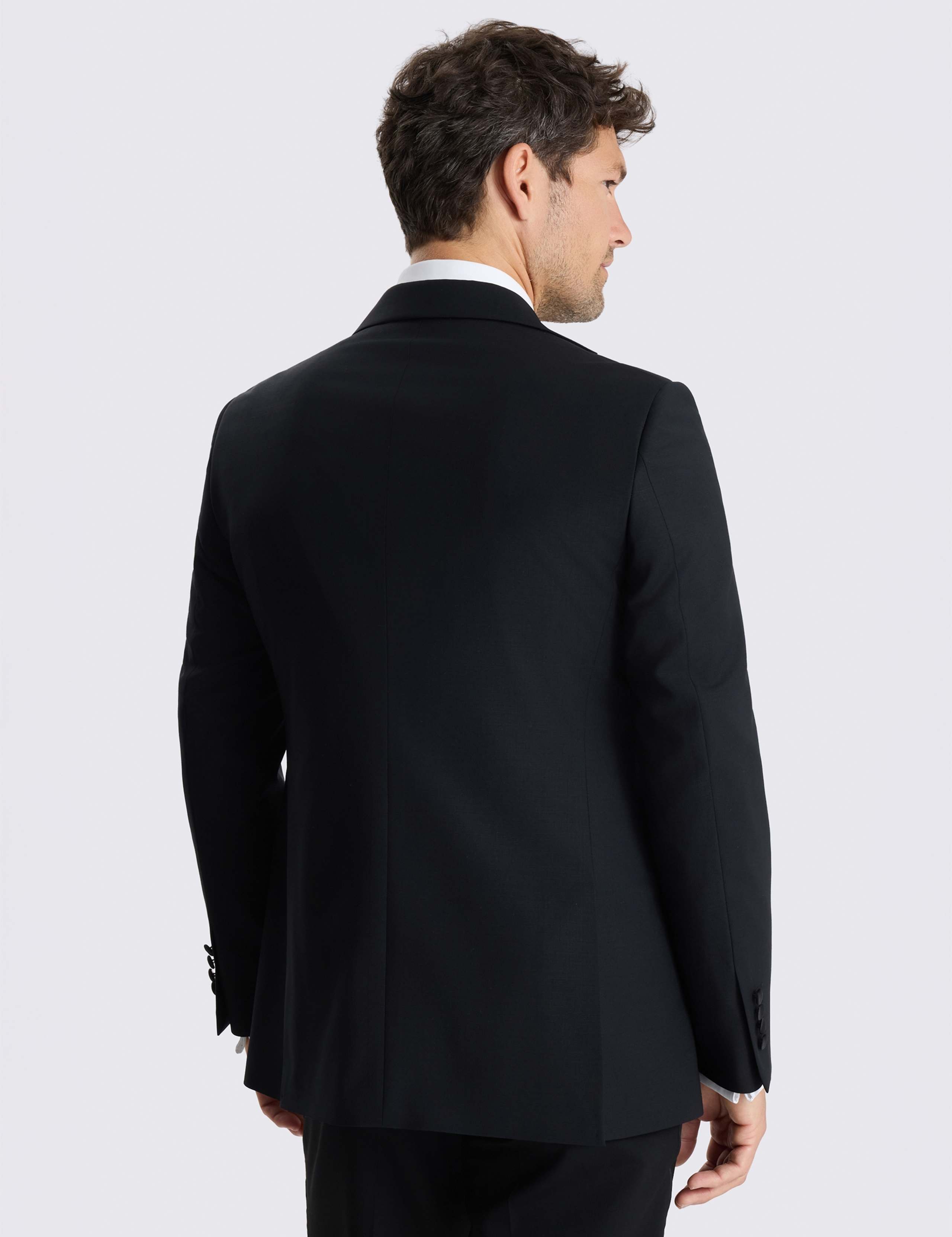 Tailored Fit Wool Rich Stretch Tuxedo Jacket 3 of 5