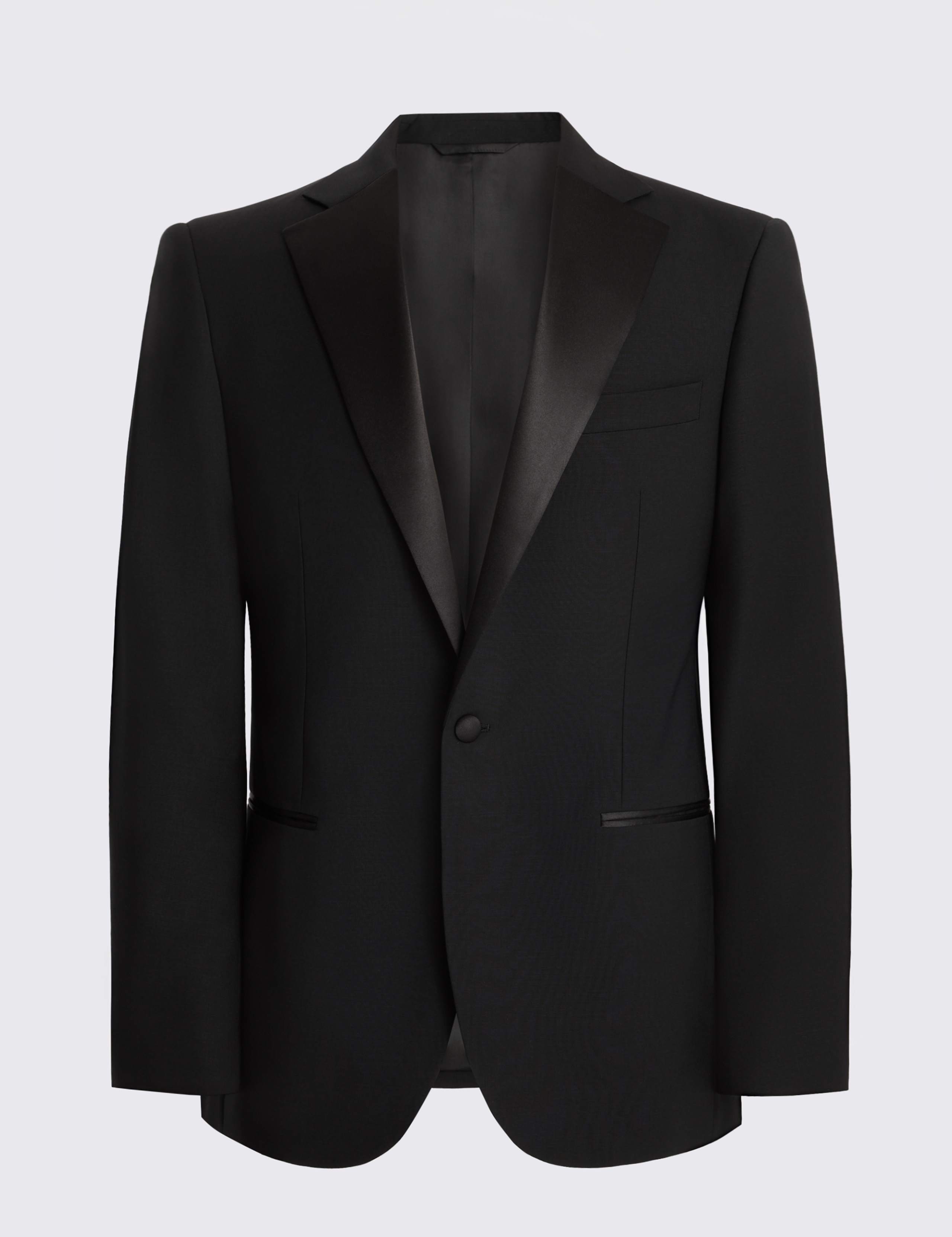 Tailored Fit Wool Rich Stretch Tuxedo Jacket 4 of 5
