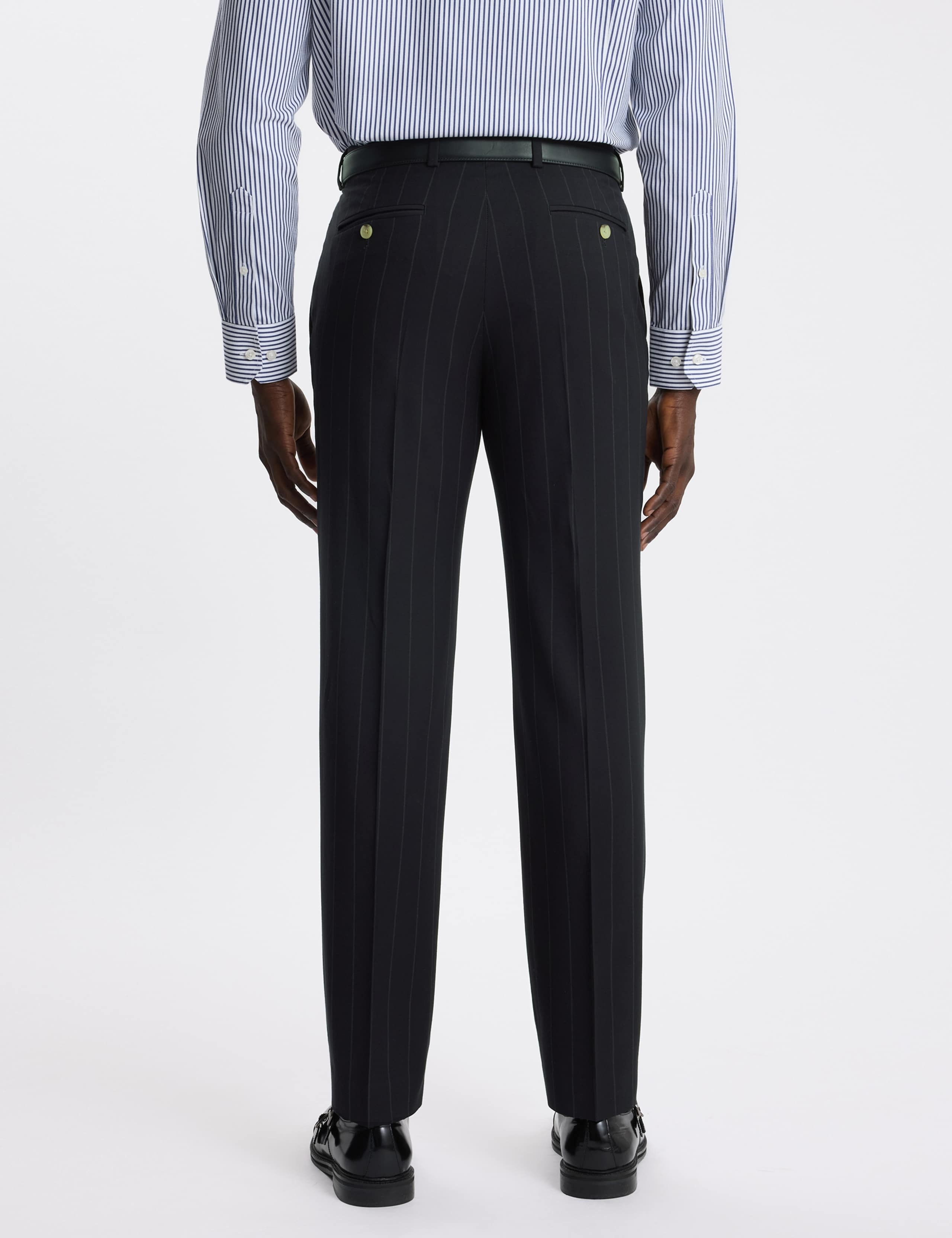Tailored Fit Pinstripe Suit Trousers 3 of 3