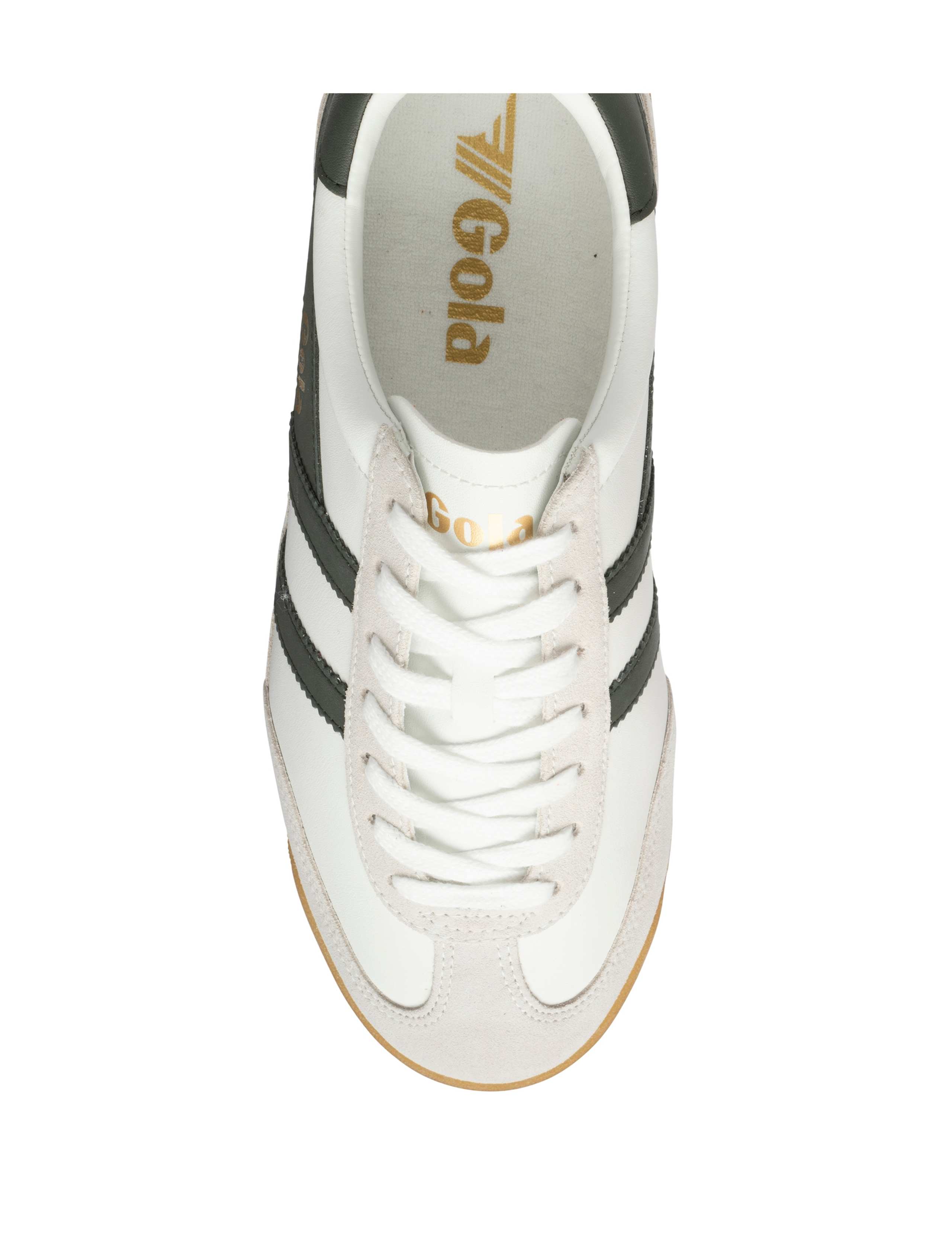Leather Colour Block Lace Up Trainers 3 of 5