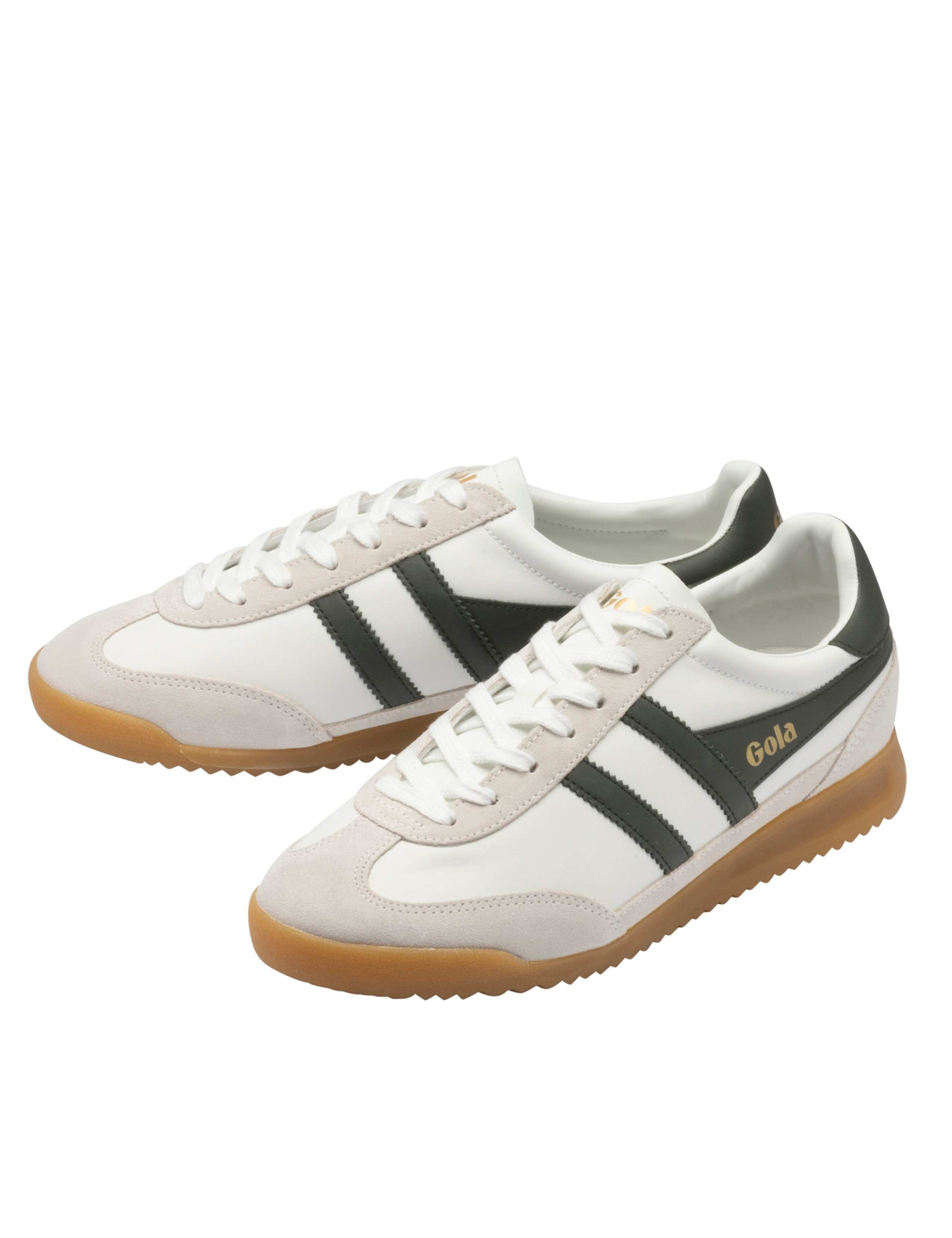 Leather Colour Block Lace Up Trainers 4 of 5