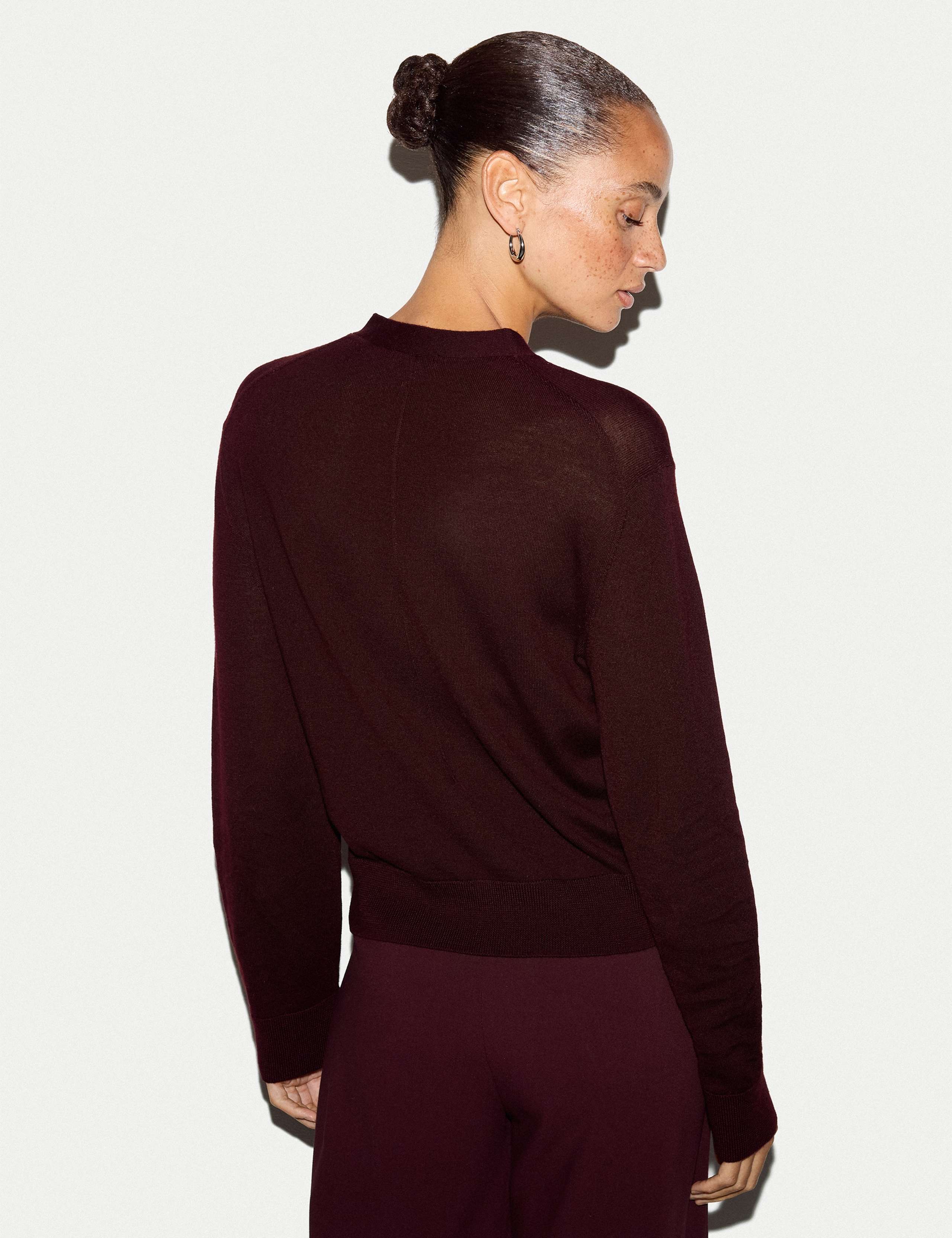 Pure Wool V-Neck Cardigan 5 of 5