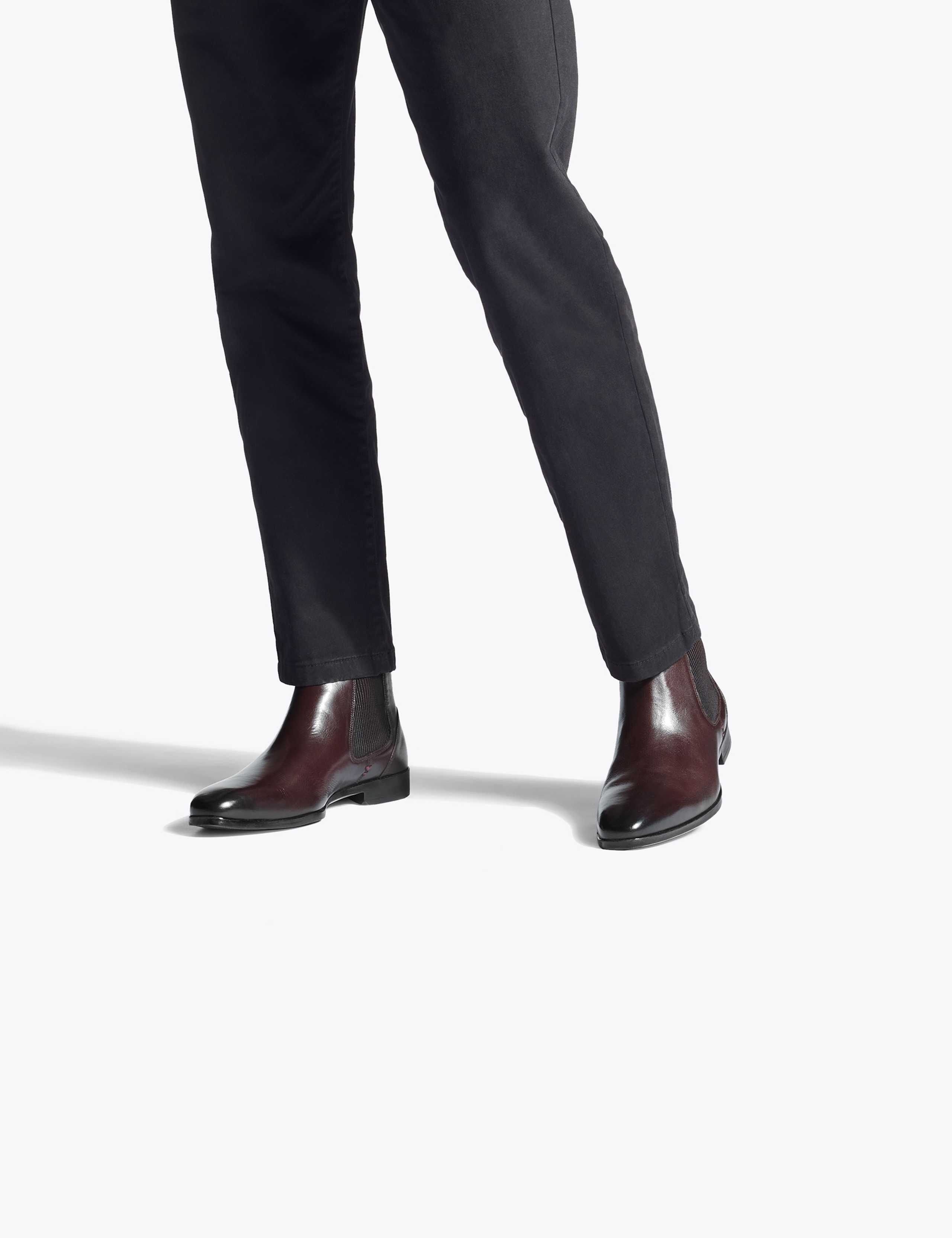 Leather Pull On Chelsea Boots 2 of 5