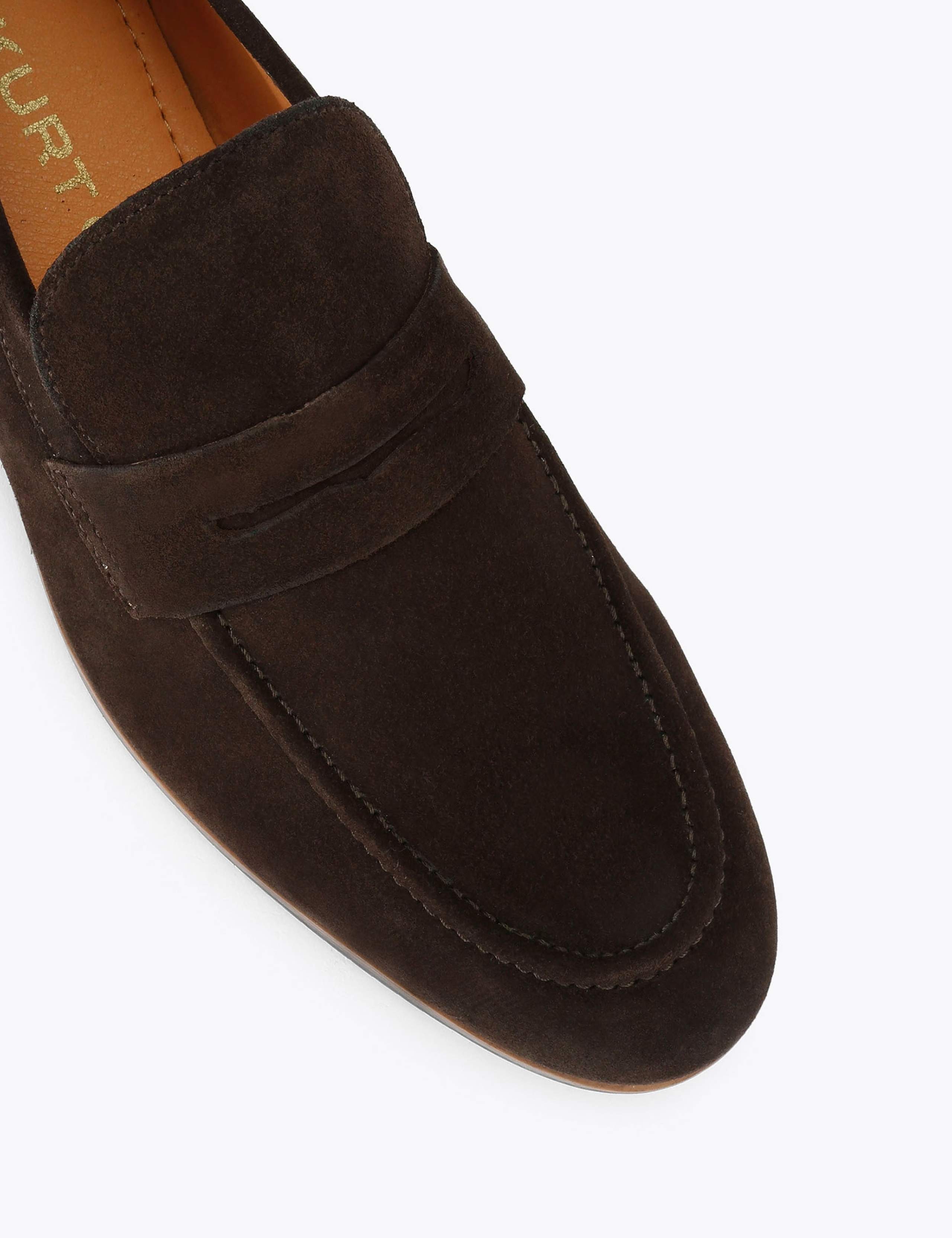 Suede Penny Loafers 4 of 5