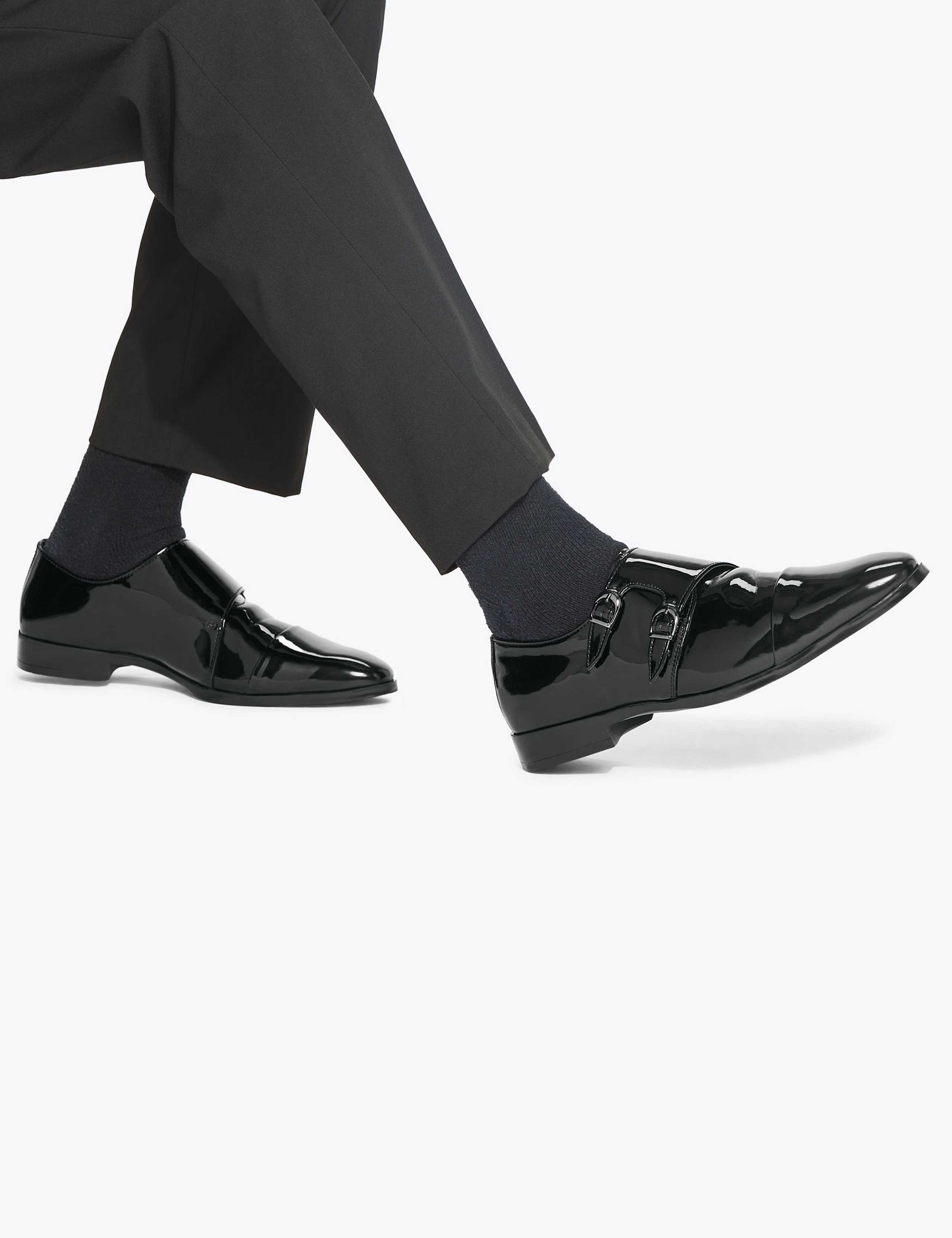 Patent Monk Strap Shoes 3 of 5