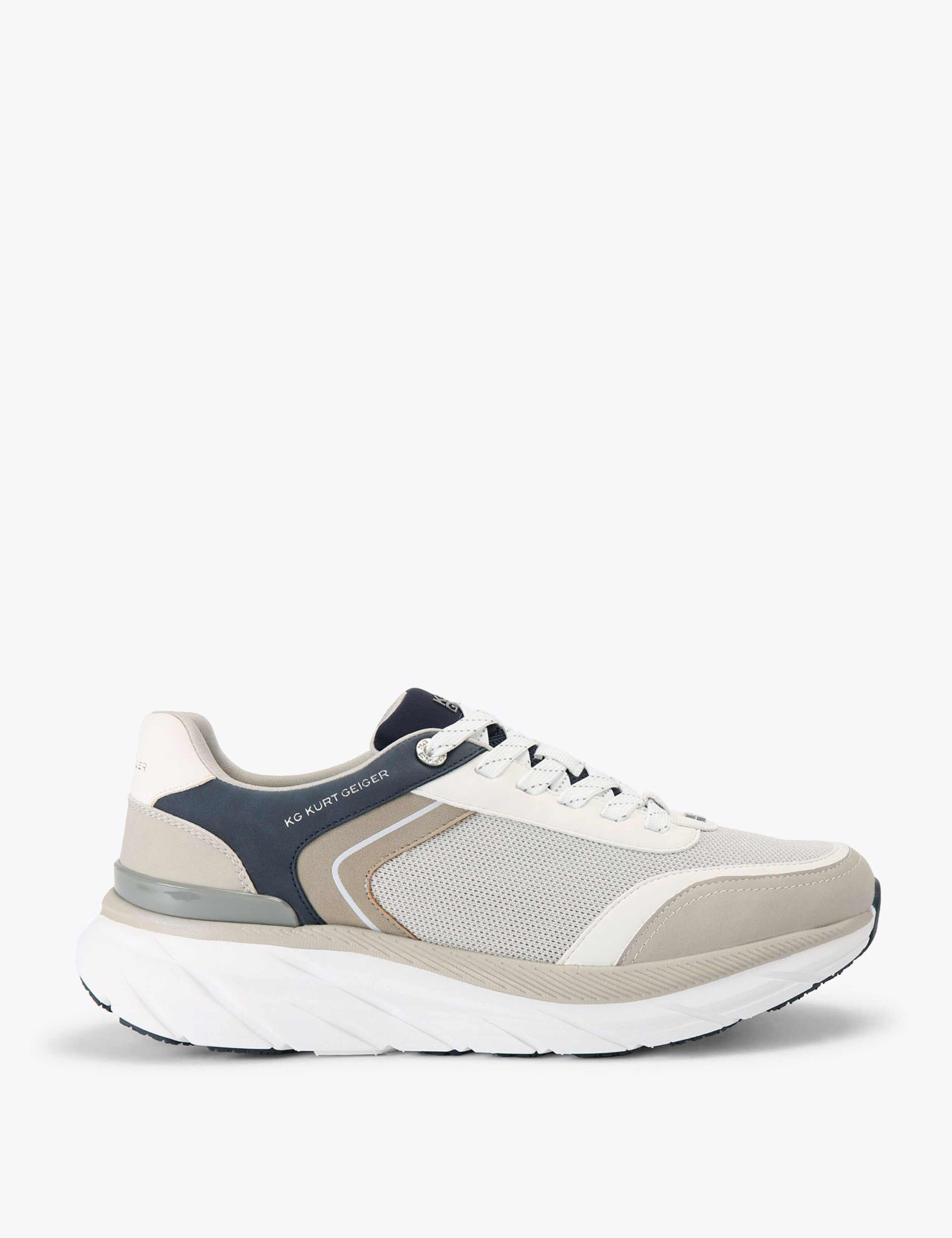 Colour Block Lace Up Trainers 1 of 4