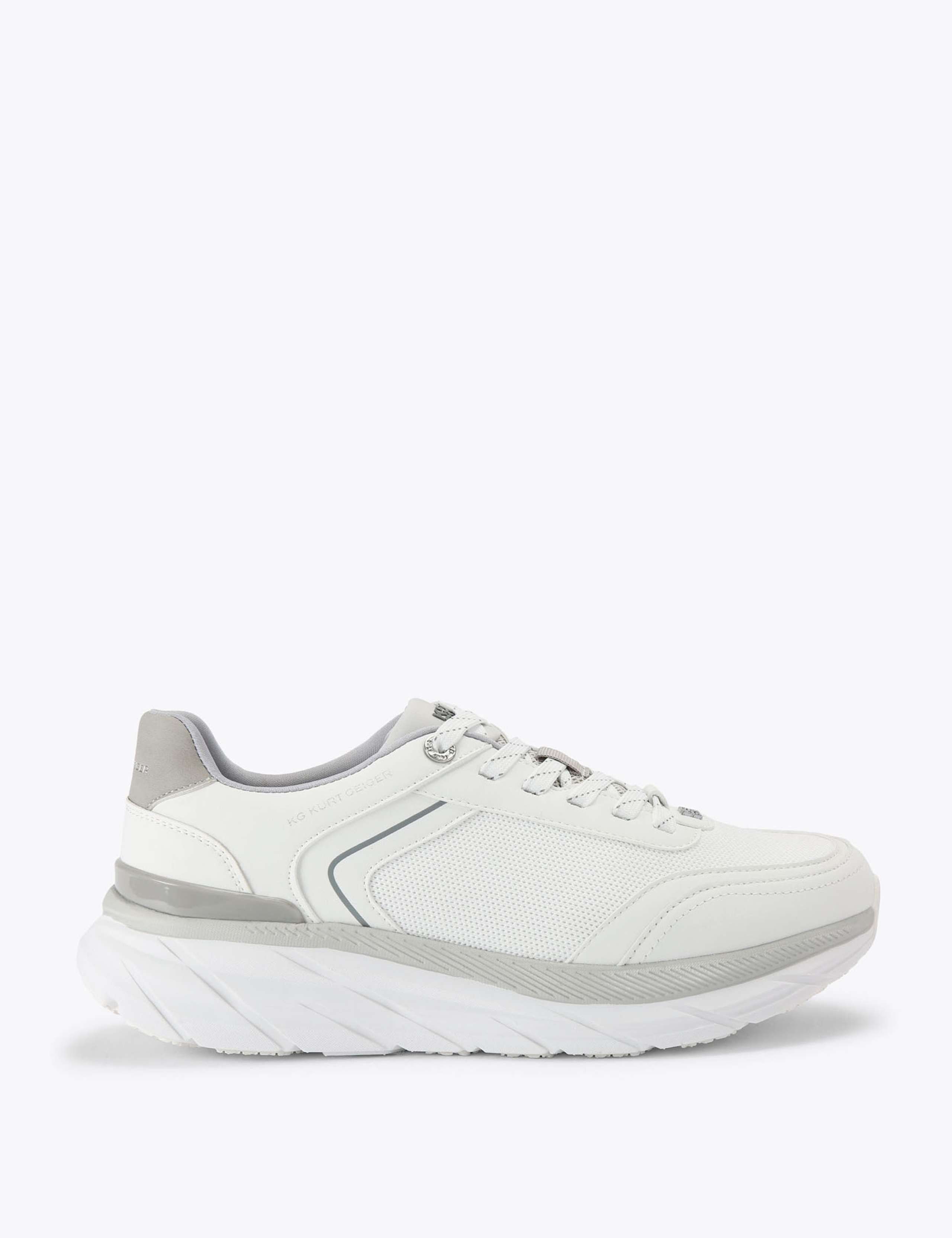 Colour Block Lace Up Trainers 1 of 4
