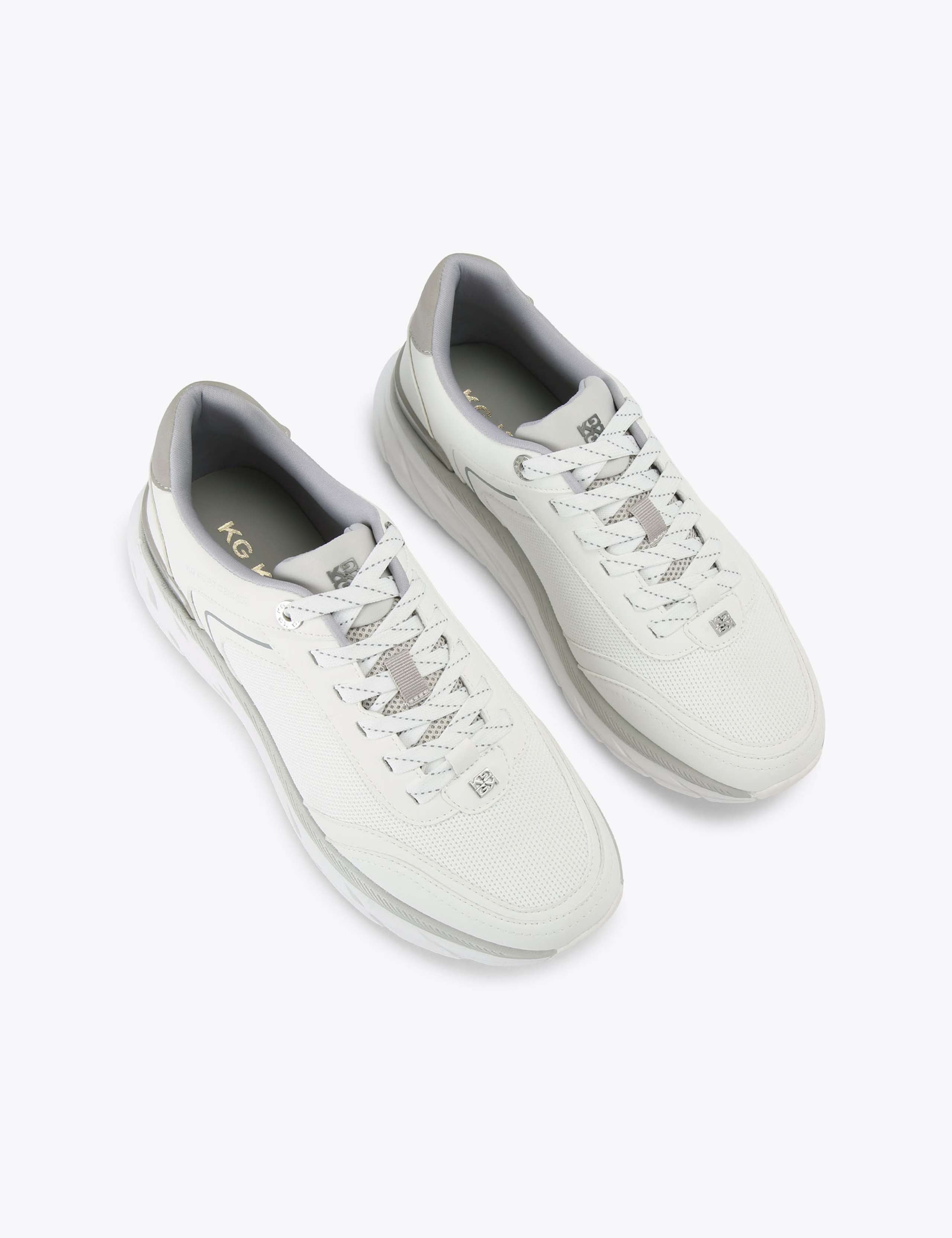 Colour Block Lace Up Trainers 3 of 4