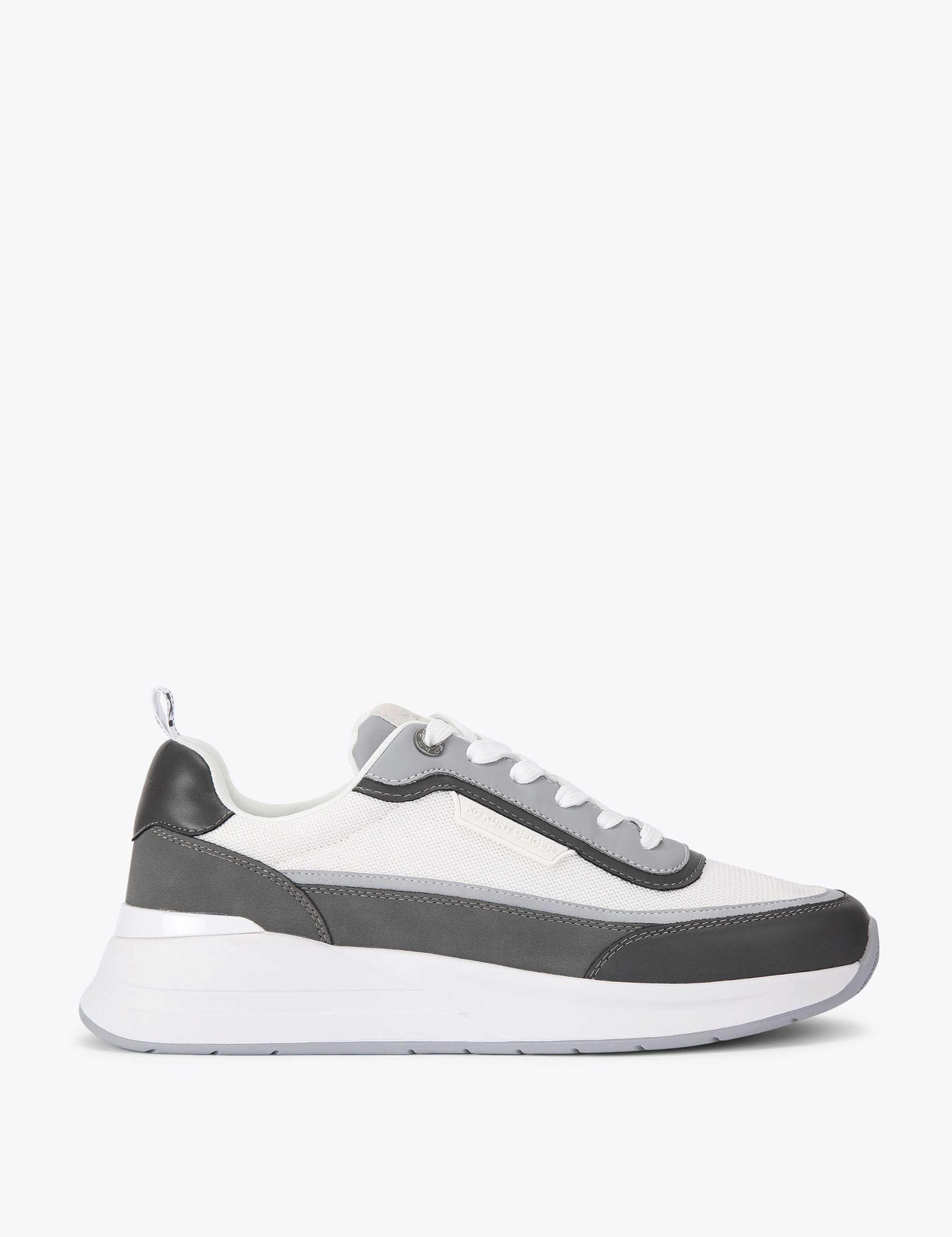 Colour Block Lace Up Trainers 1 of 5