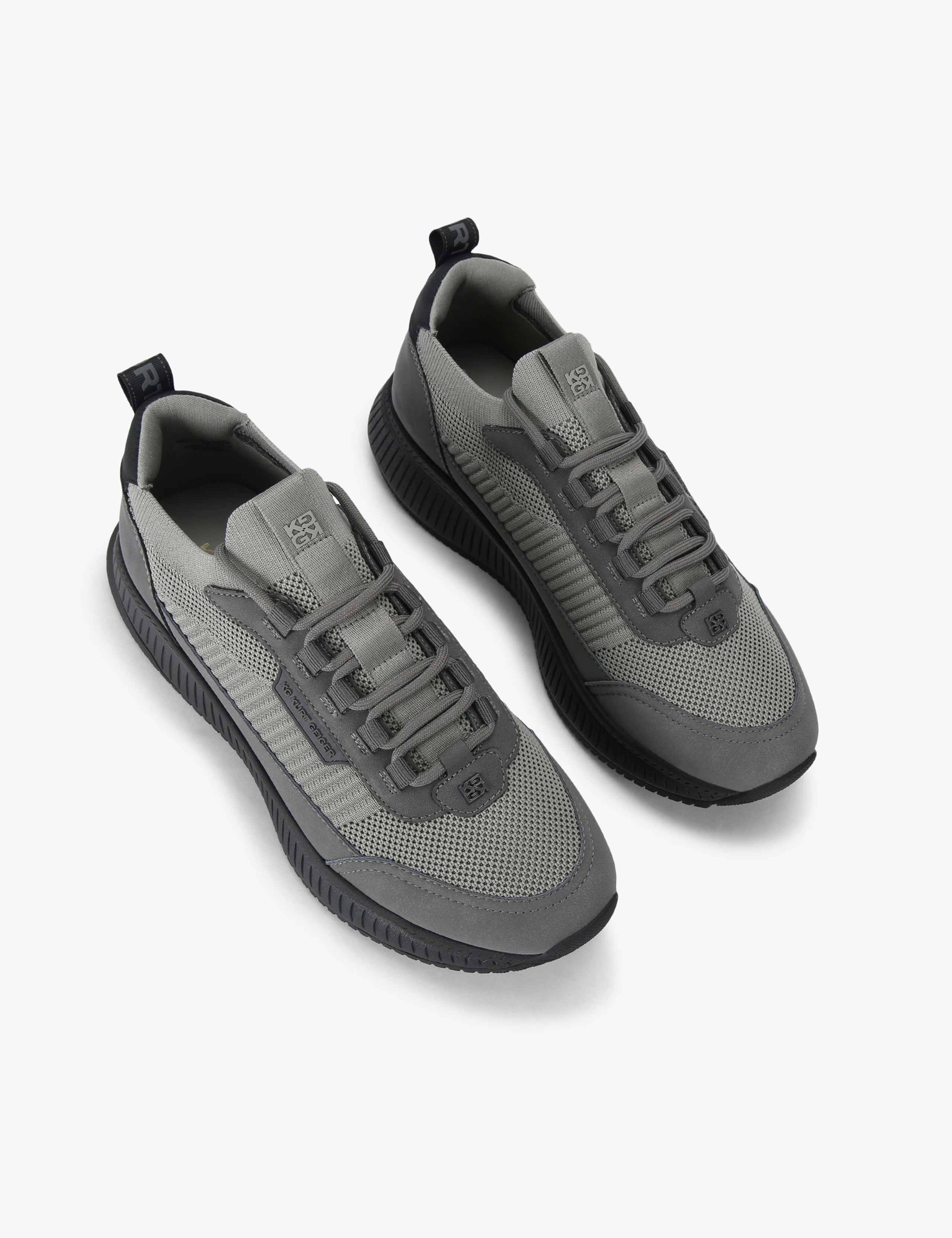 Colour Block Lace Up Trainers 4 of 5