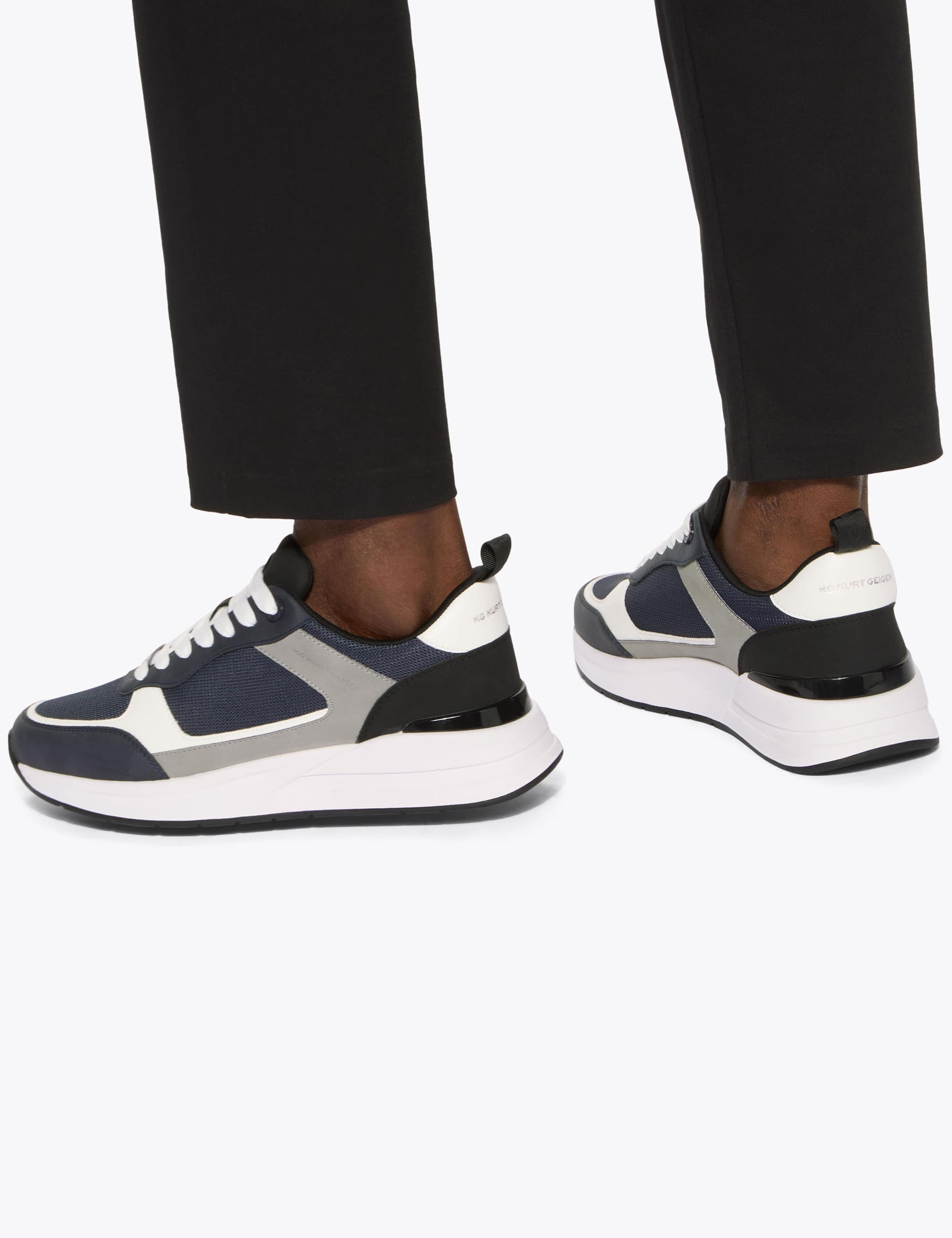 Colour Block Lace Up Trainers 2 of 5