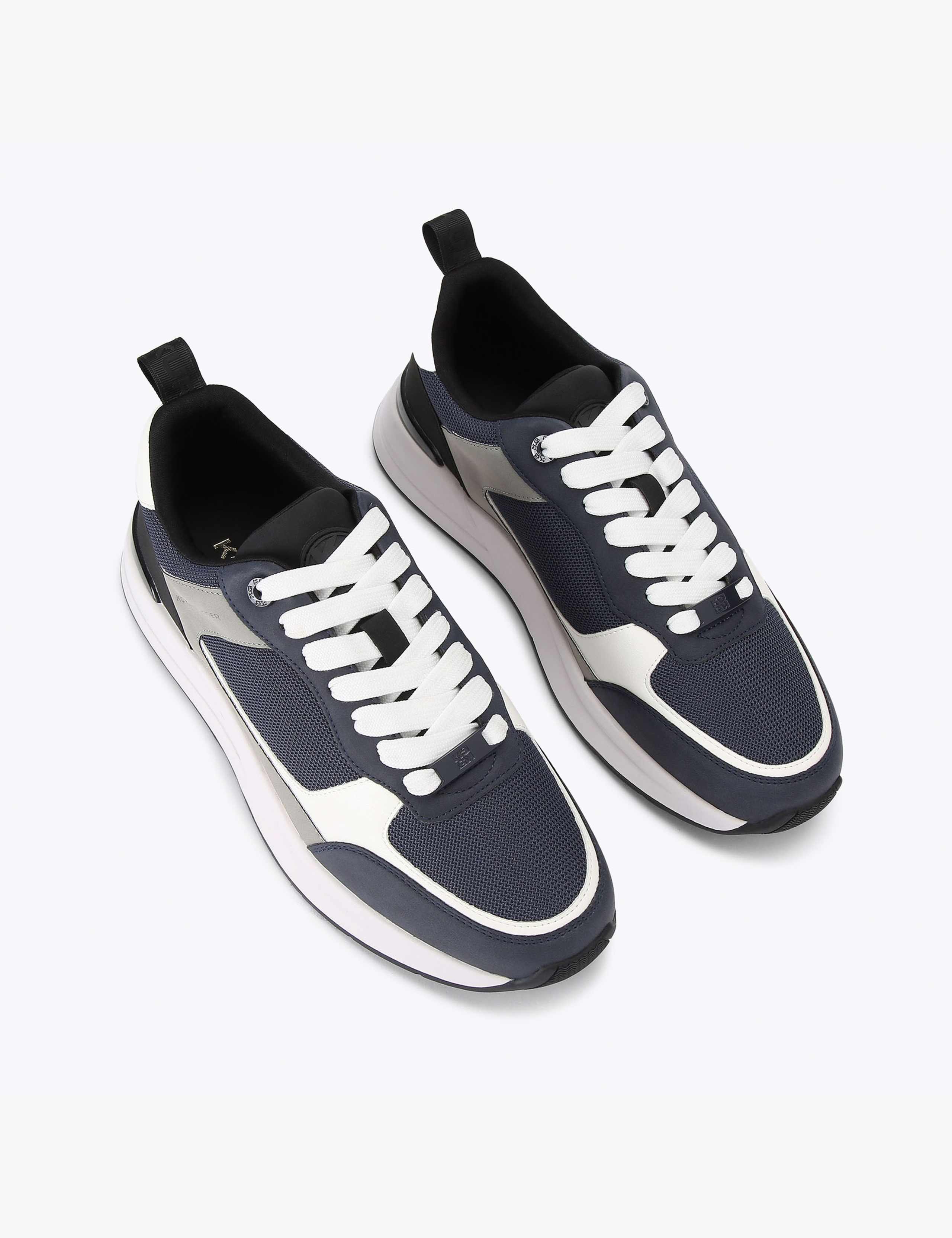 Colour Block Lace Up Trainers 3 of 5