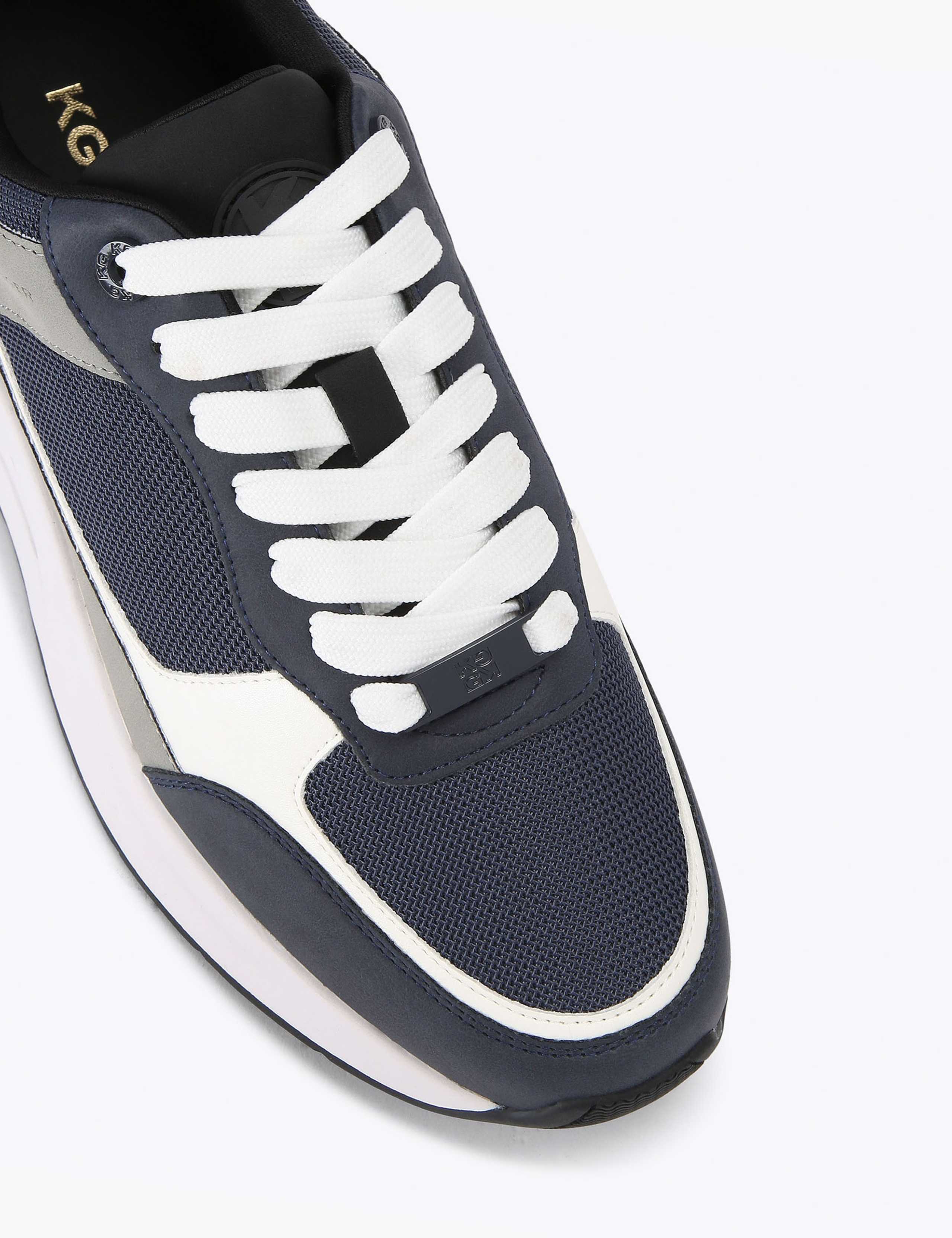 Colour Block Lace Up Trainers 4 of 5