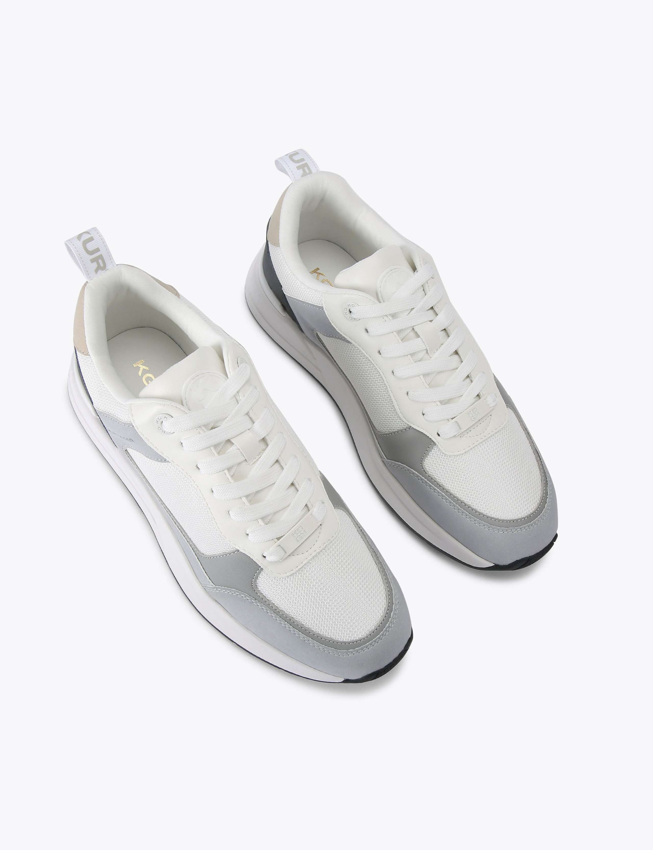 Colour Block Lace Up Trainers 2 of 5