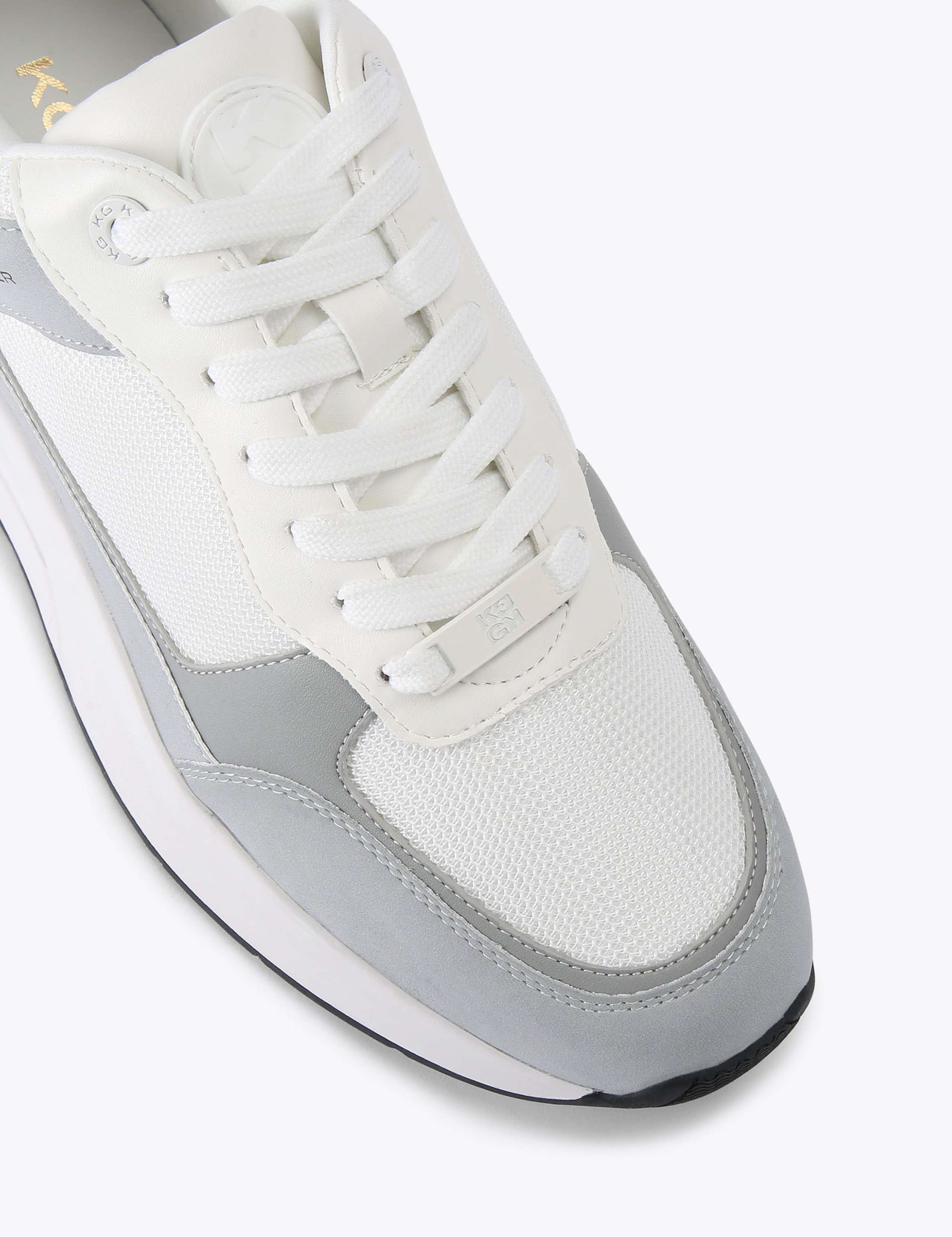 Colour Block Lace Up Trainers 3 of 5