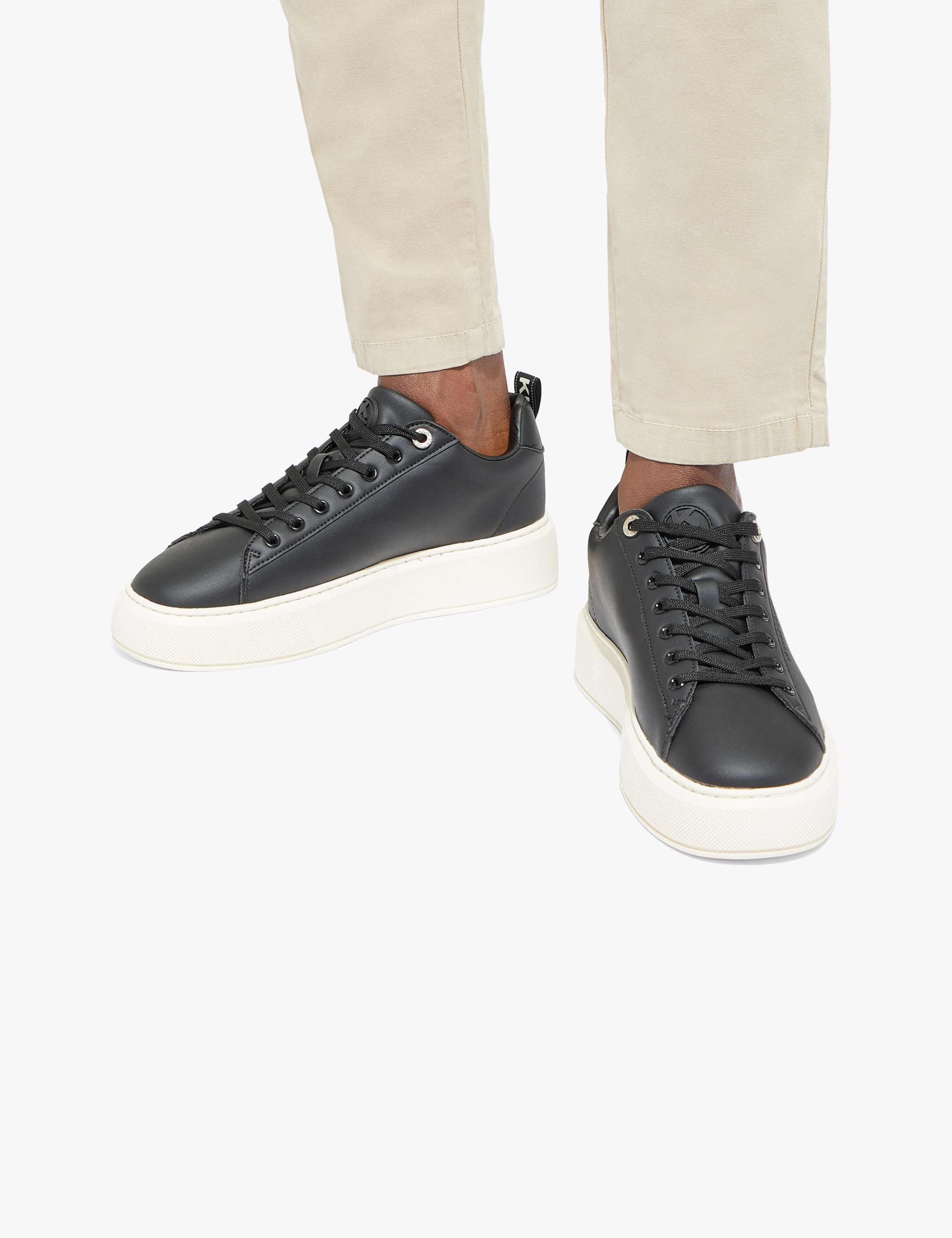 Lace Up Cupsole Trainers 4 of 5