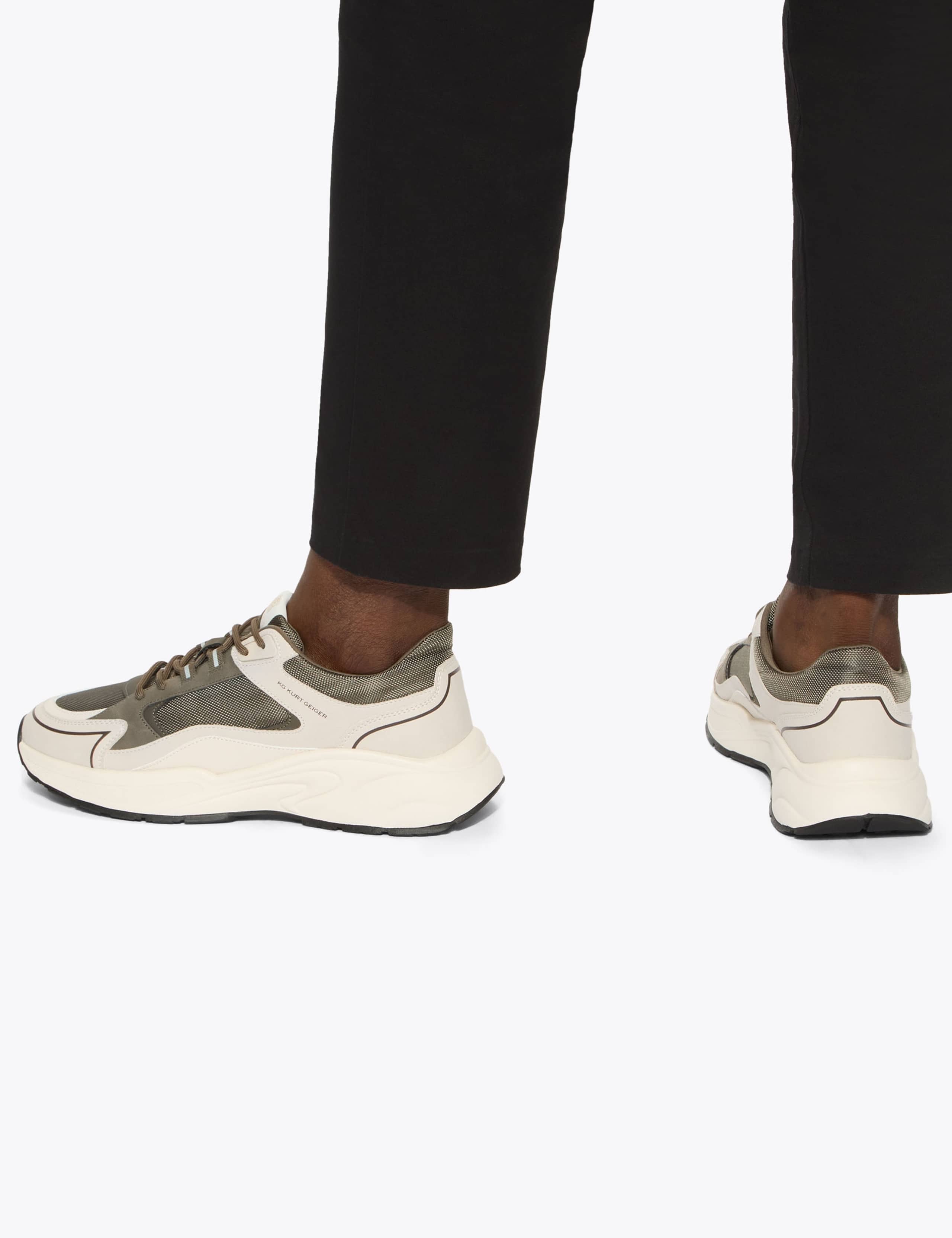 Colour Block Lace Up Trainers 2 of 5