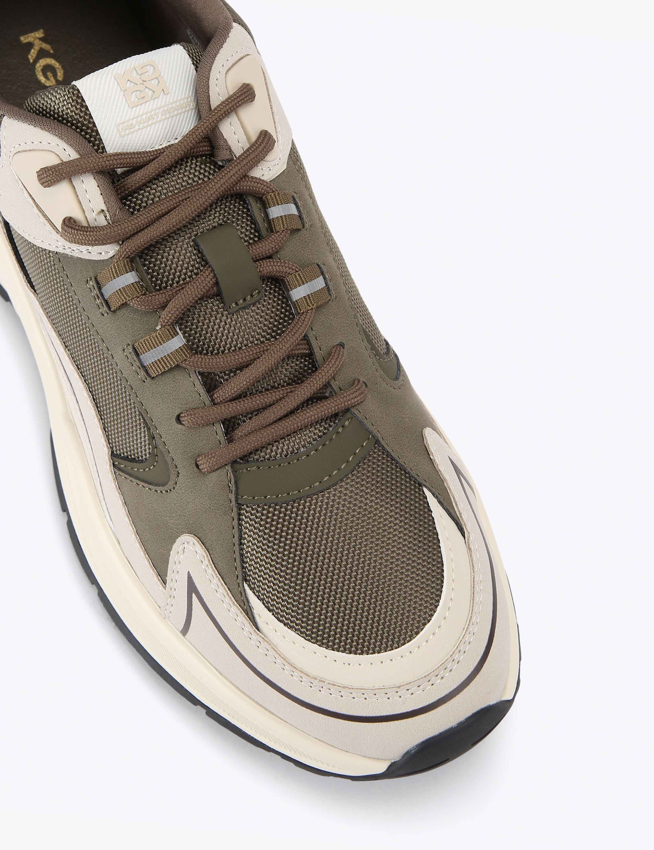 Colour Block Lace Up Trainers 3 of 5