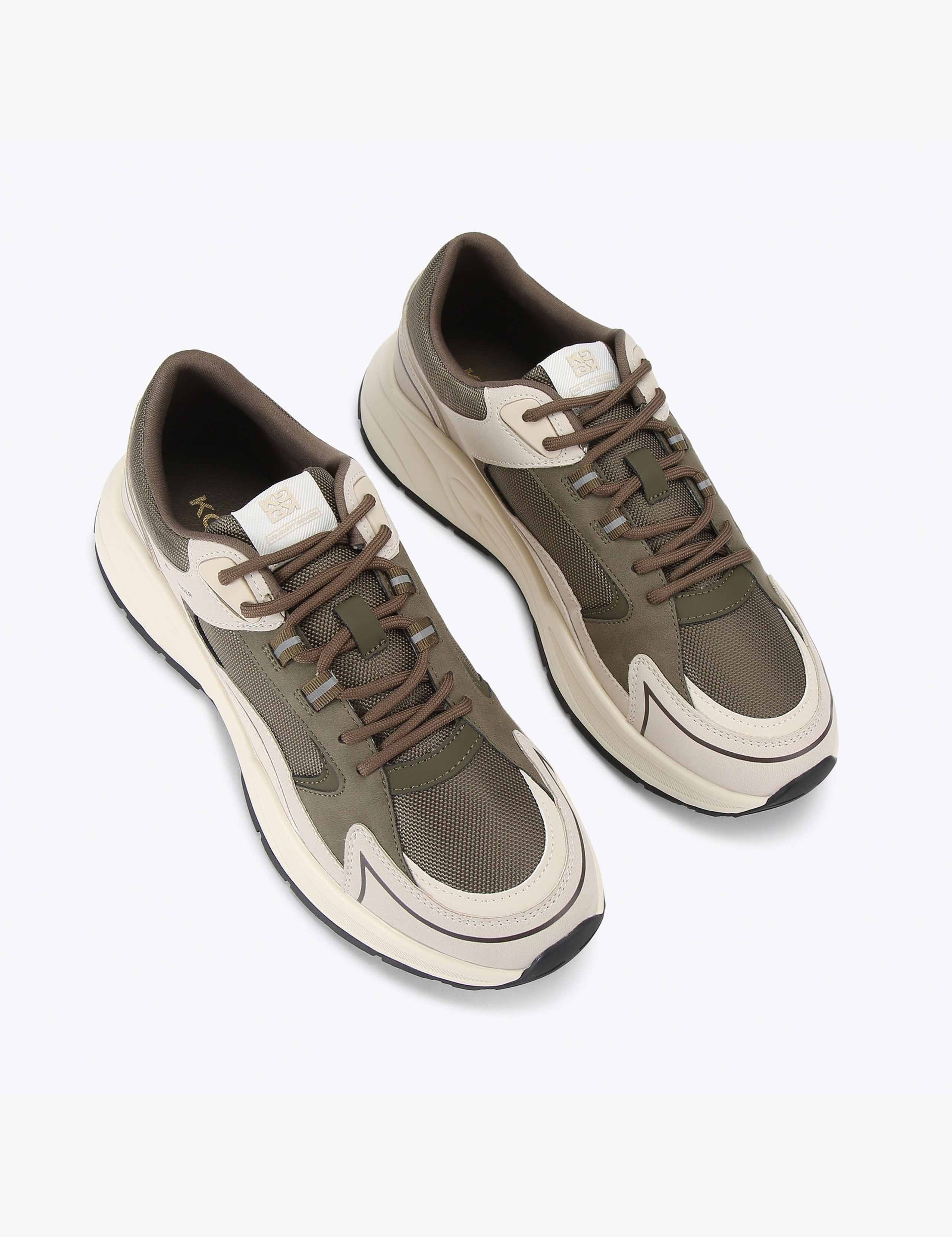 Colour Block Lace Up Trainers 4 of 5