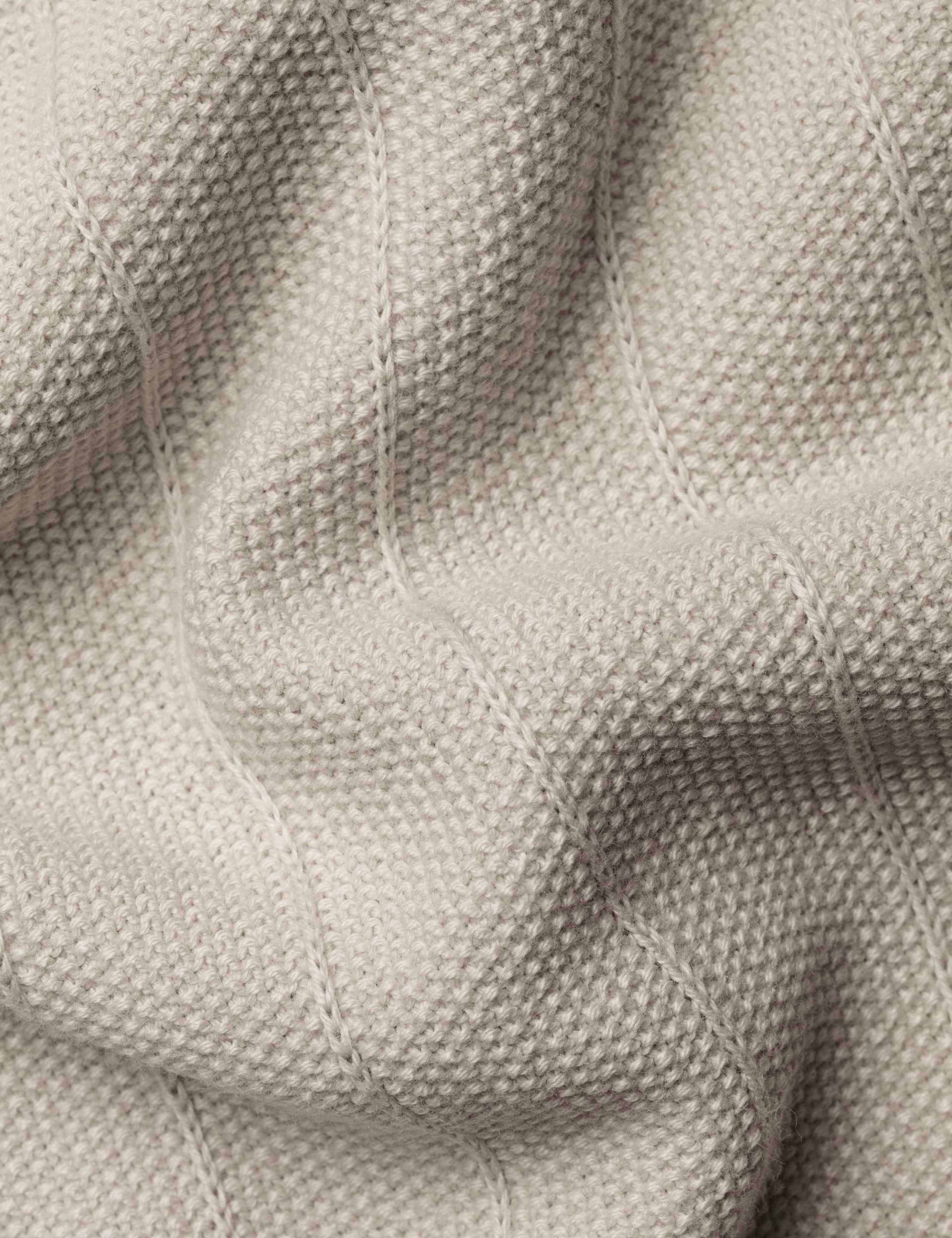 Pure Cotton Textured Knitted Polo Shirt 7 of 7
