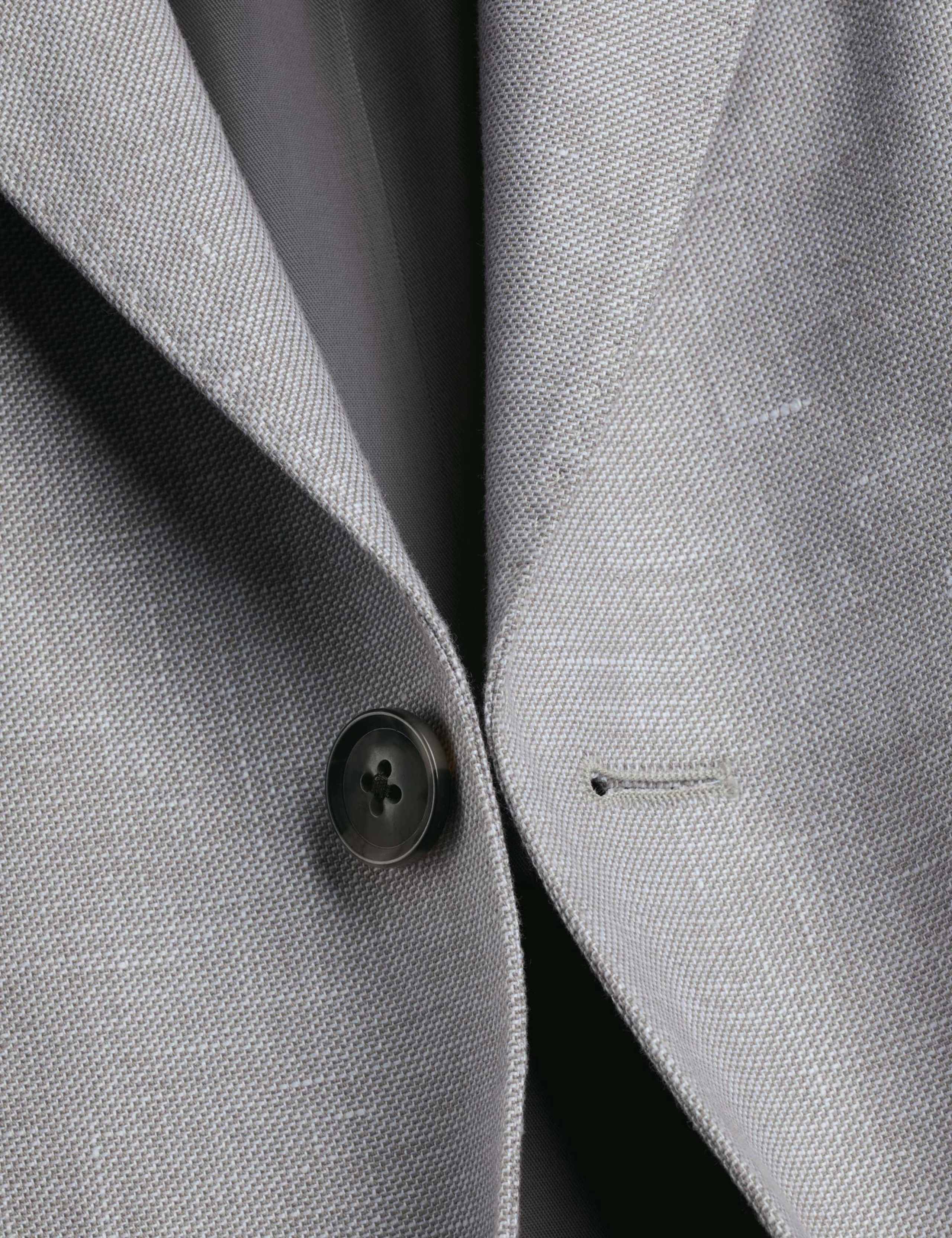 Slim Fit Linen Cotton Blend Suit Jacket 7 of 7