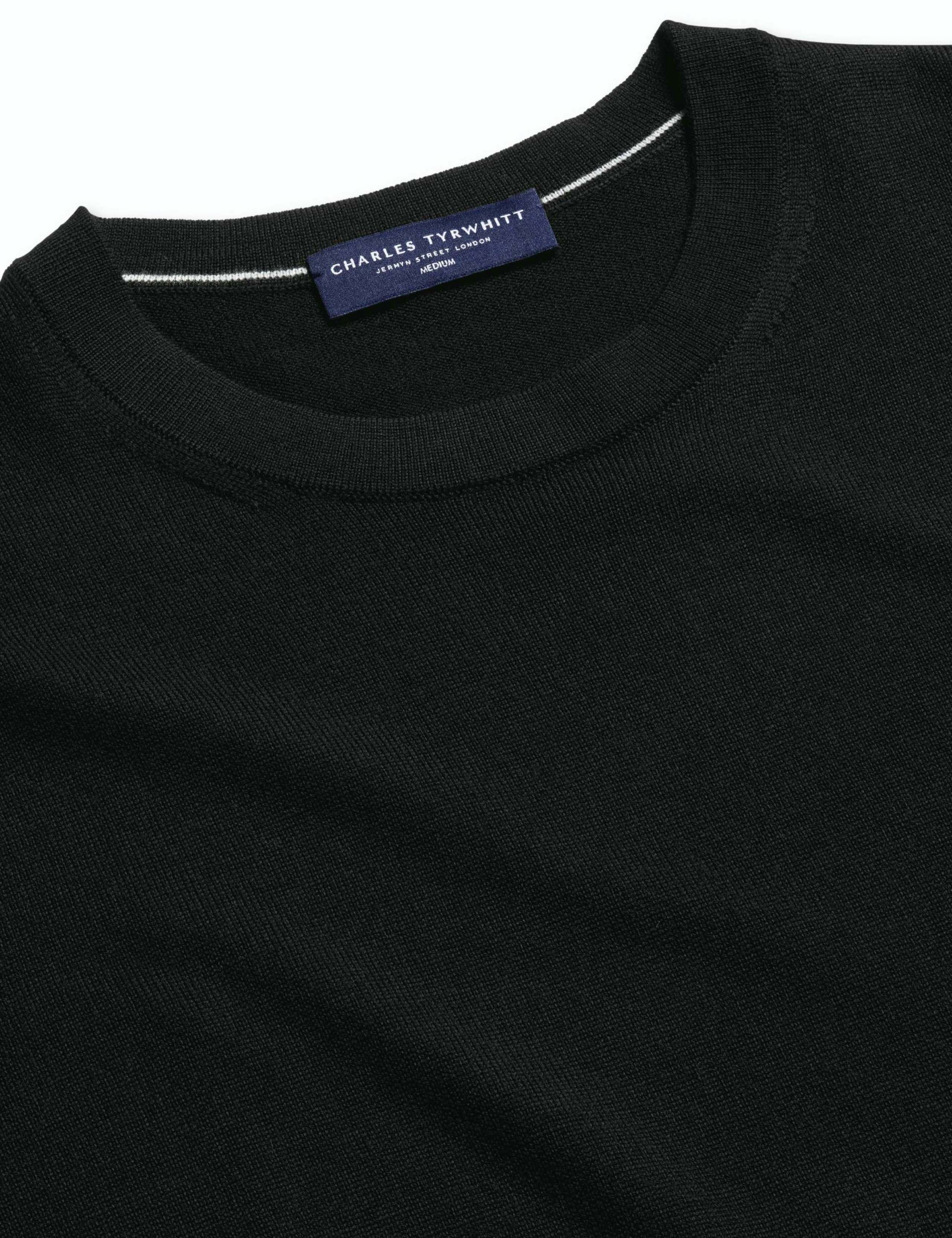 Pure Merino Wool Crew Neck Jumper 4 of 5
