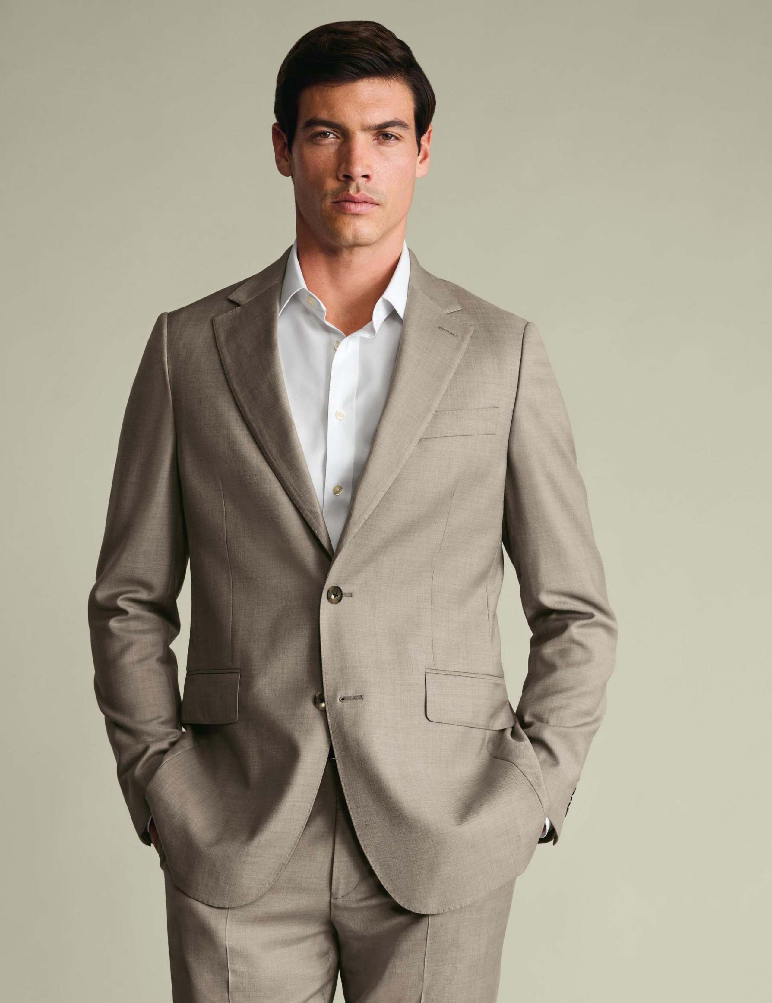 Slim Fit Pure Wool Suit Jacket 5 of 6