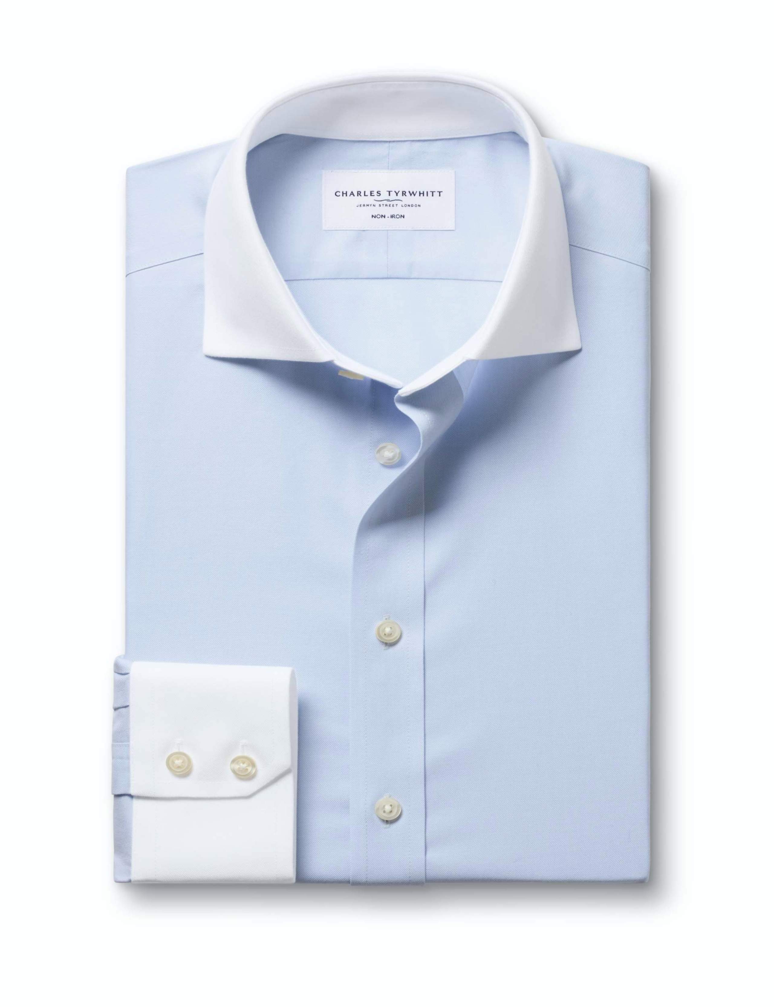 Slim Fit Non Iron Pure Cotton Shirt 5 of 8