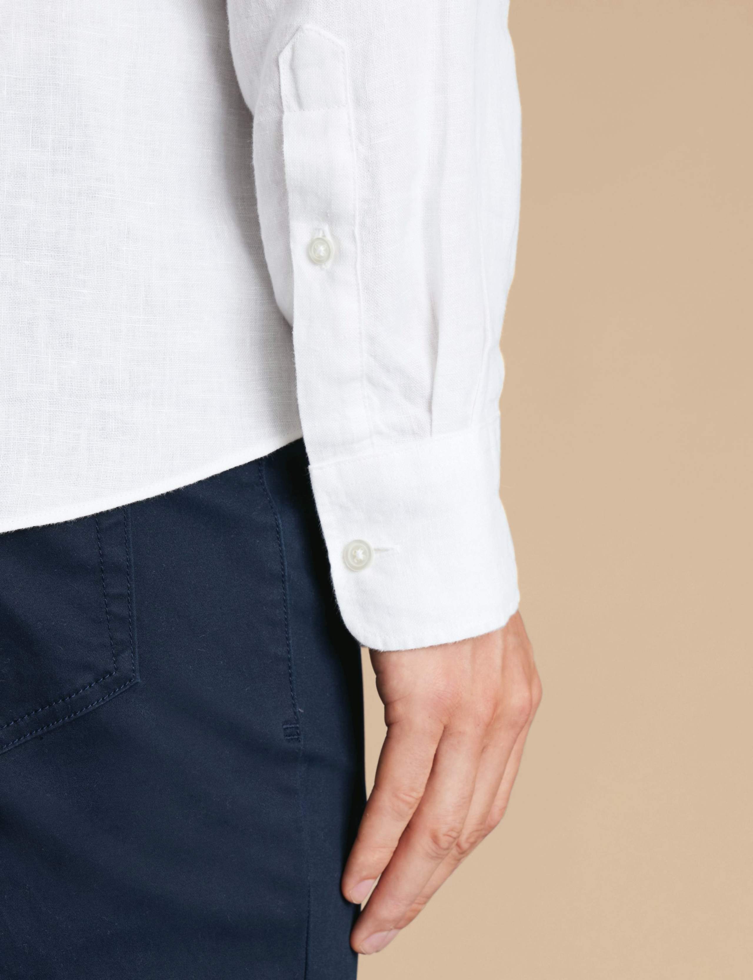 Slim Fit Pure Linen Shirt 4 of 7