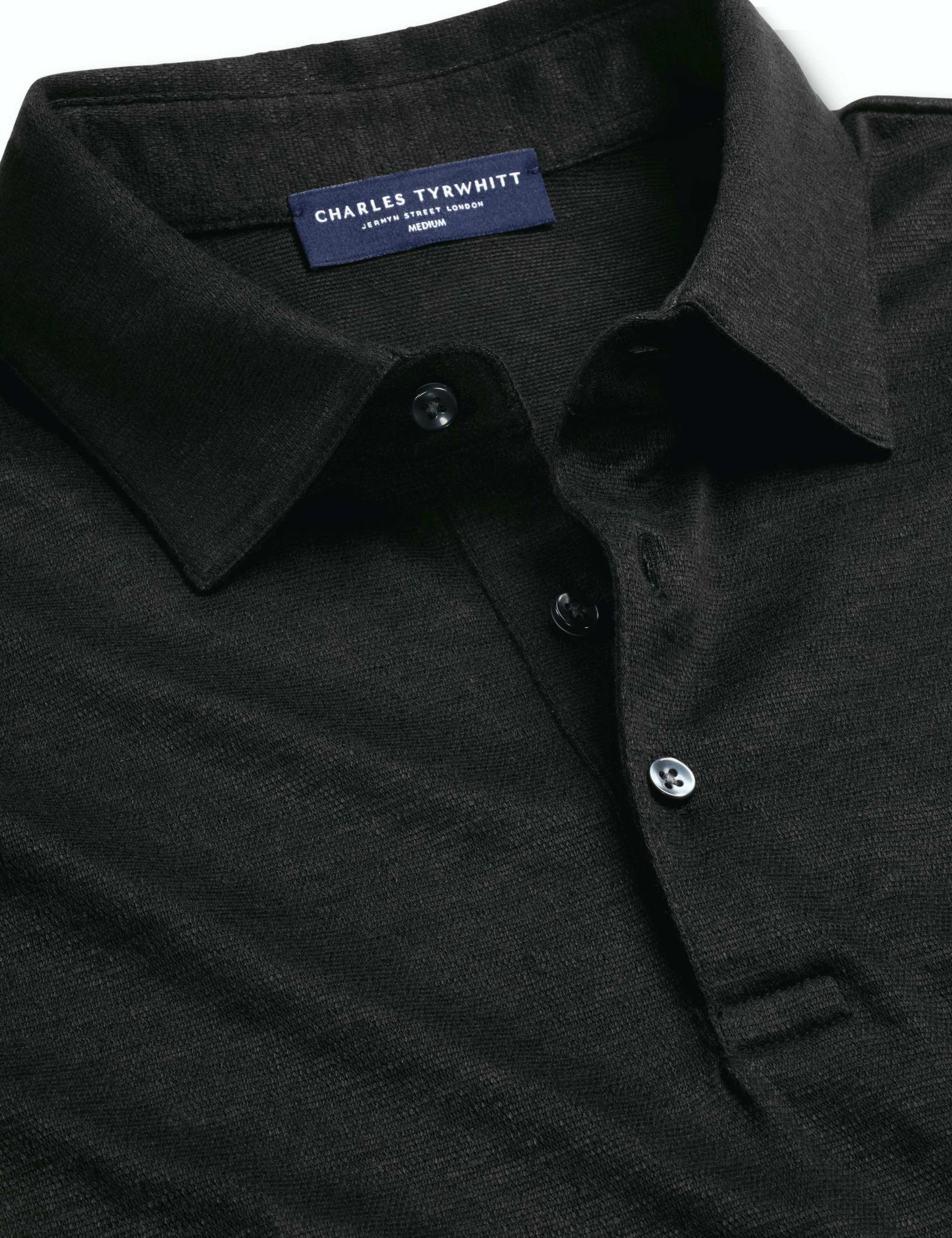 Pure Linen Polo Shirt 6 of 7