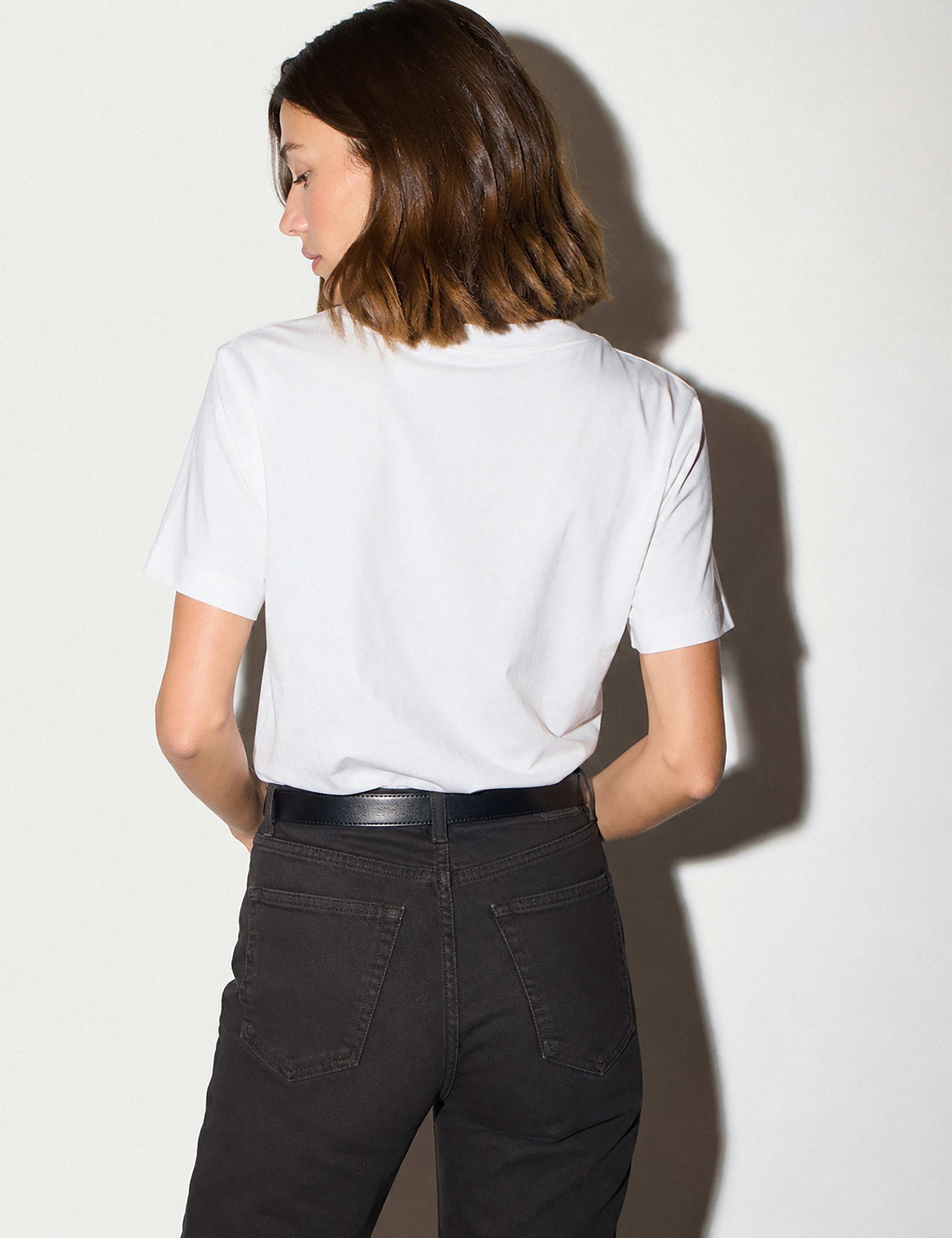 Pure Cotton Printed Round Neck Relaxed T-Shirt 3 of 5