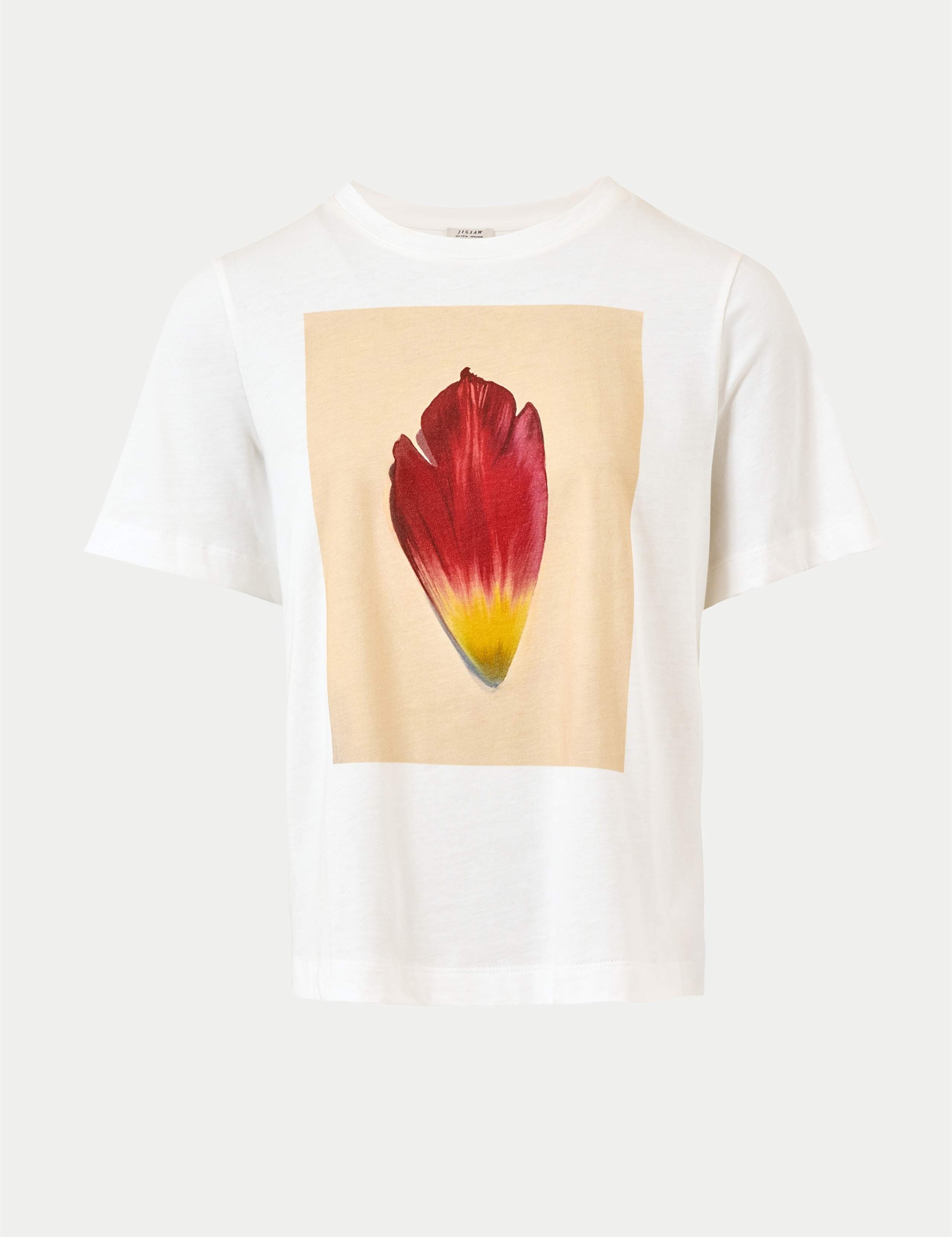 Pure Cotton Printed Round Neck Relaxed T-Shirt 2 of 5
