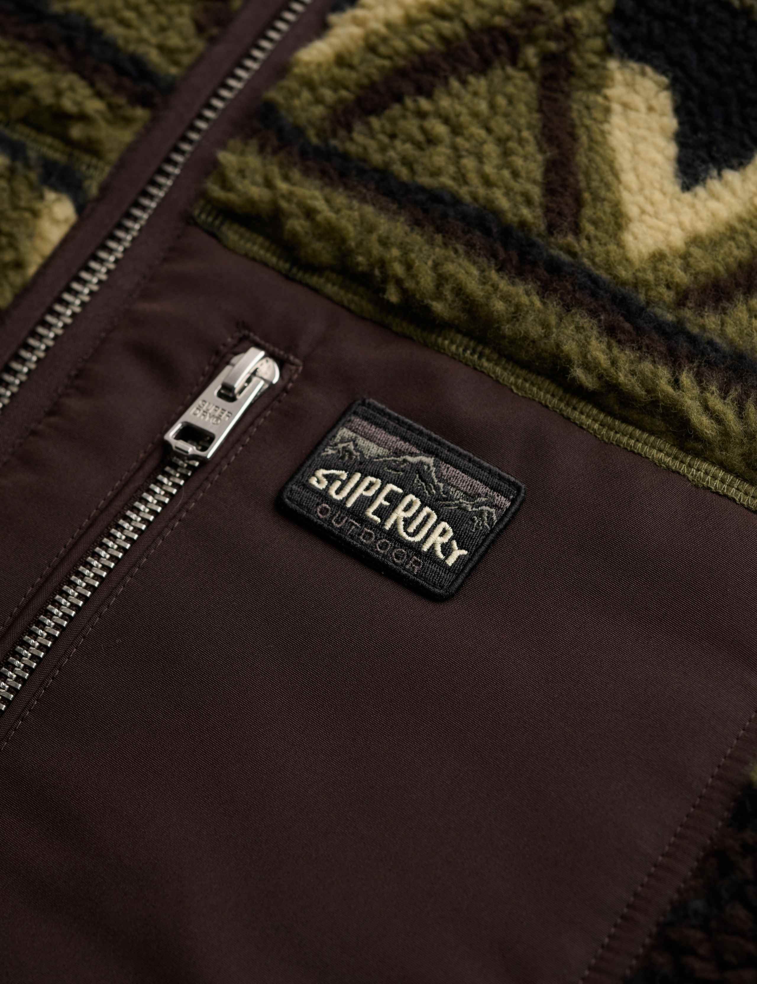 Abstract Zip Up Fleece 8 of 8