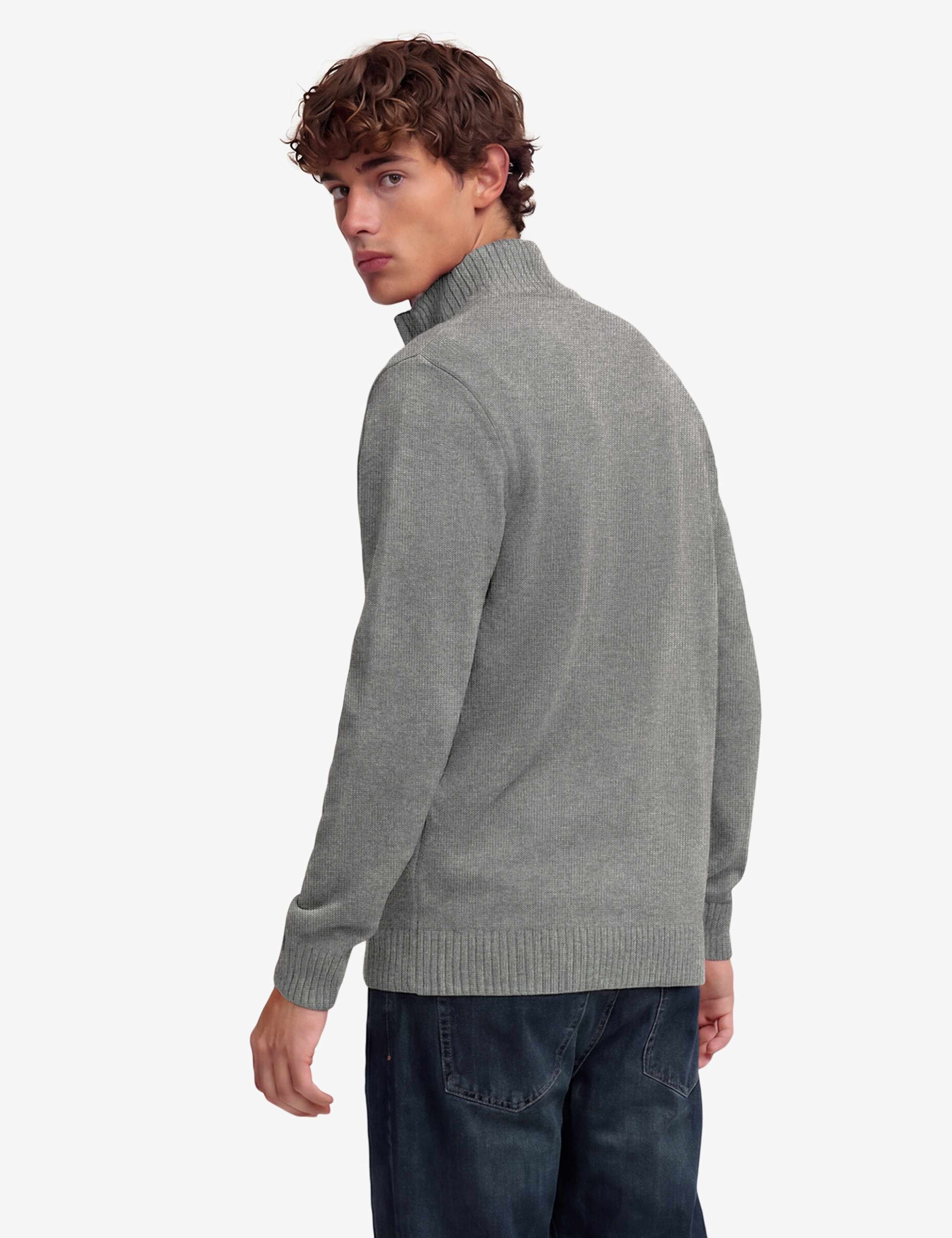 Pure Cotton Half Zip Jumper 3 of 6