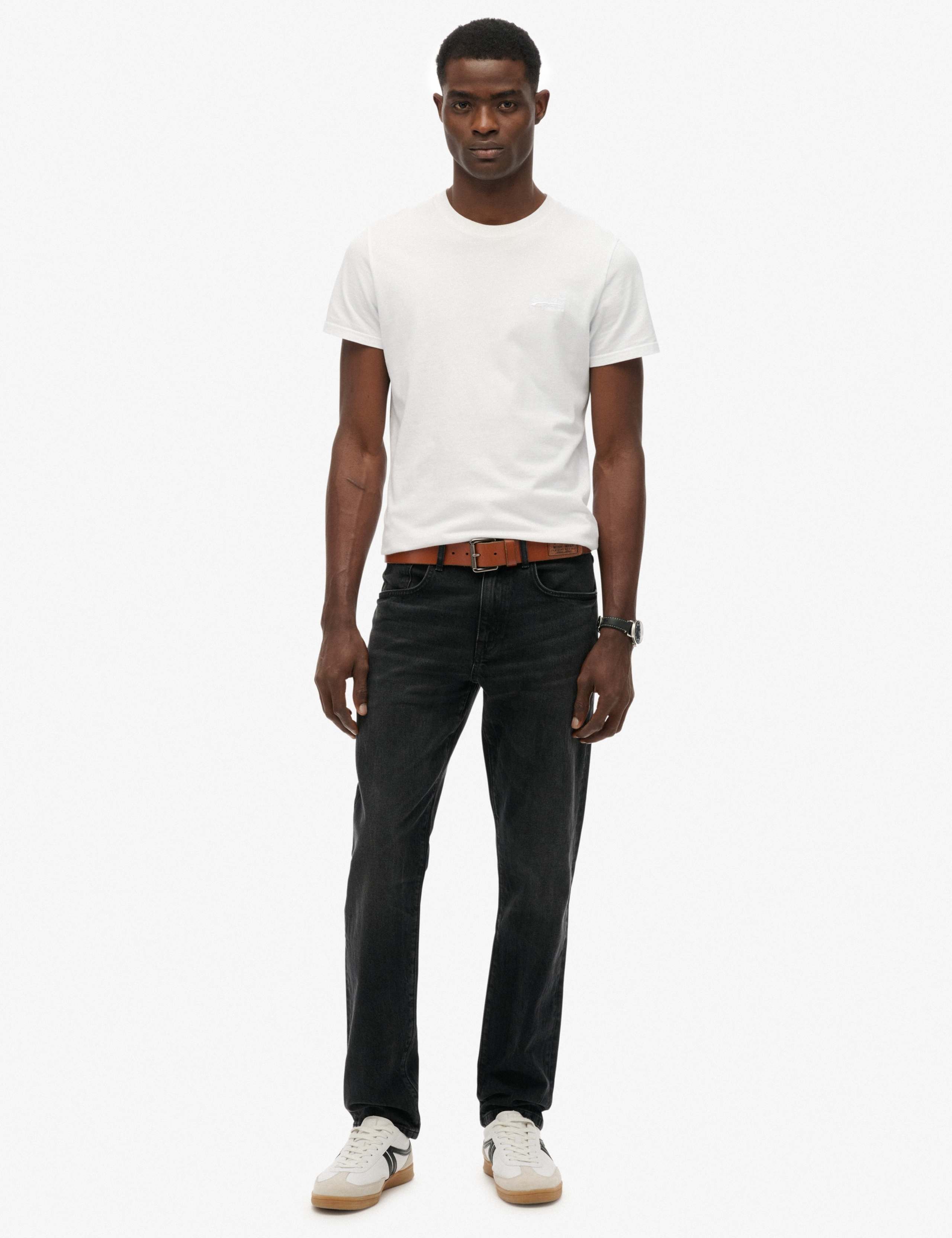 Straight Fit Vintage Wash Jeans 3 of 8