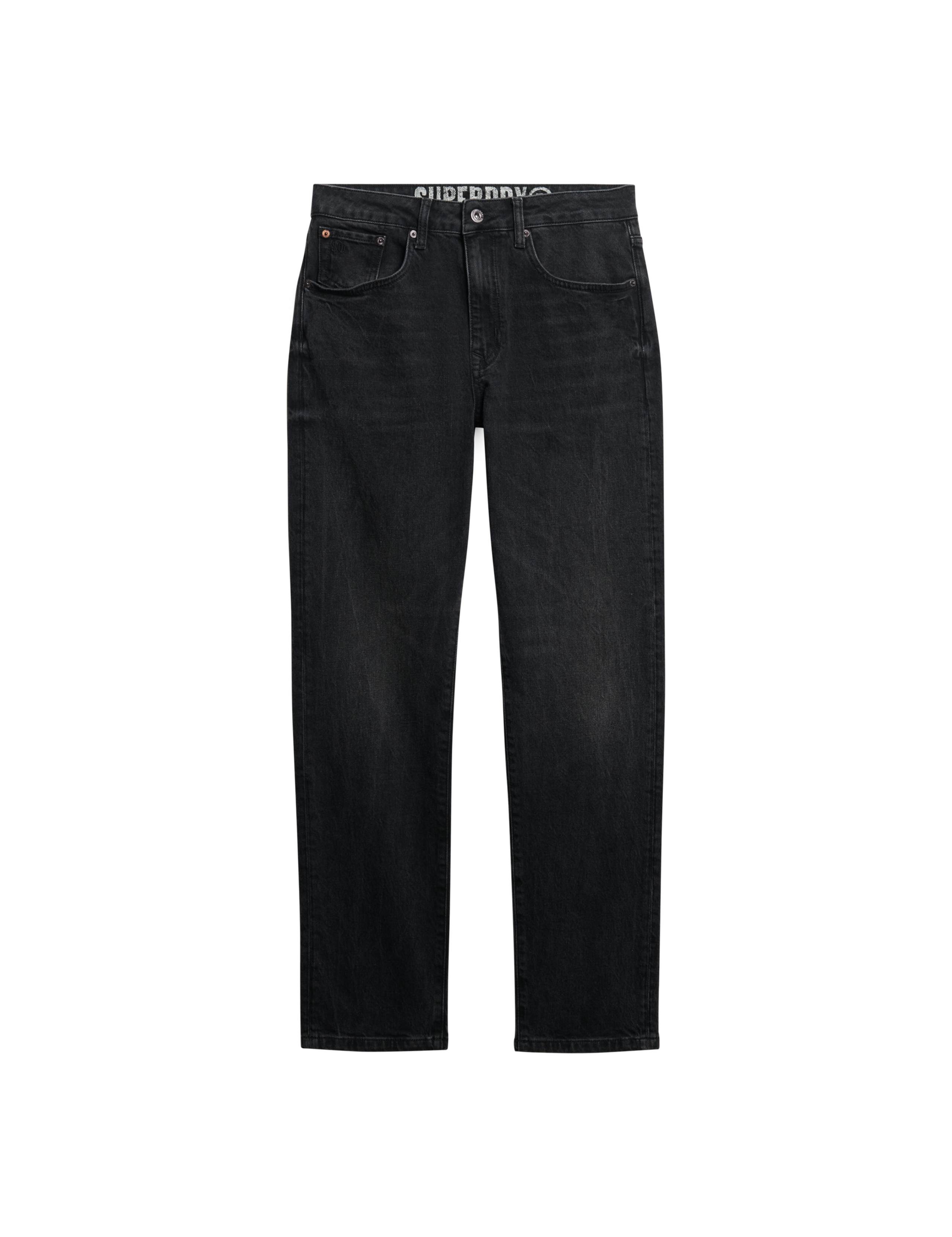 Straight Fit Vintage Wash Jeans 2 of 8