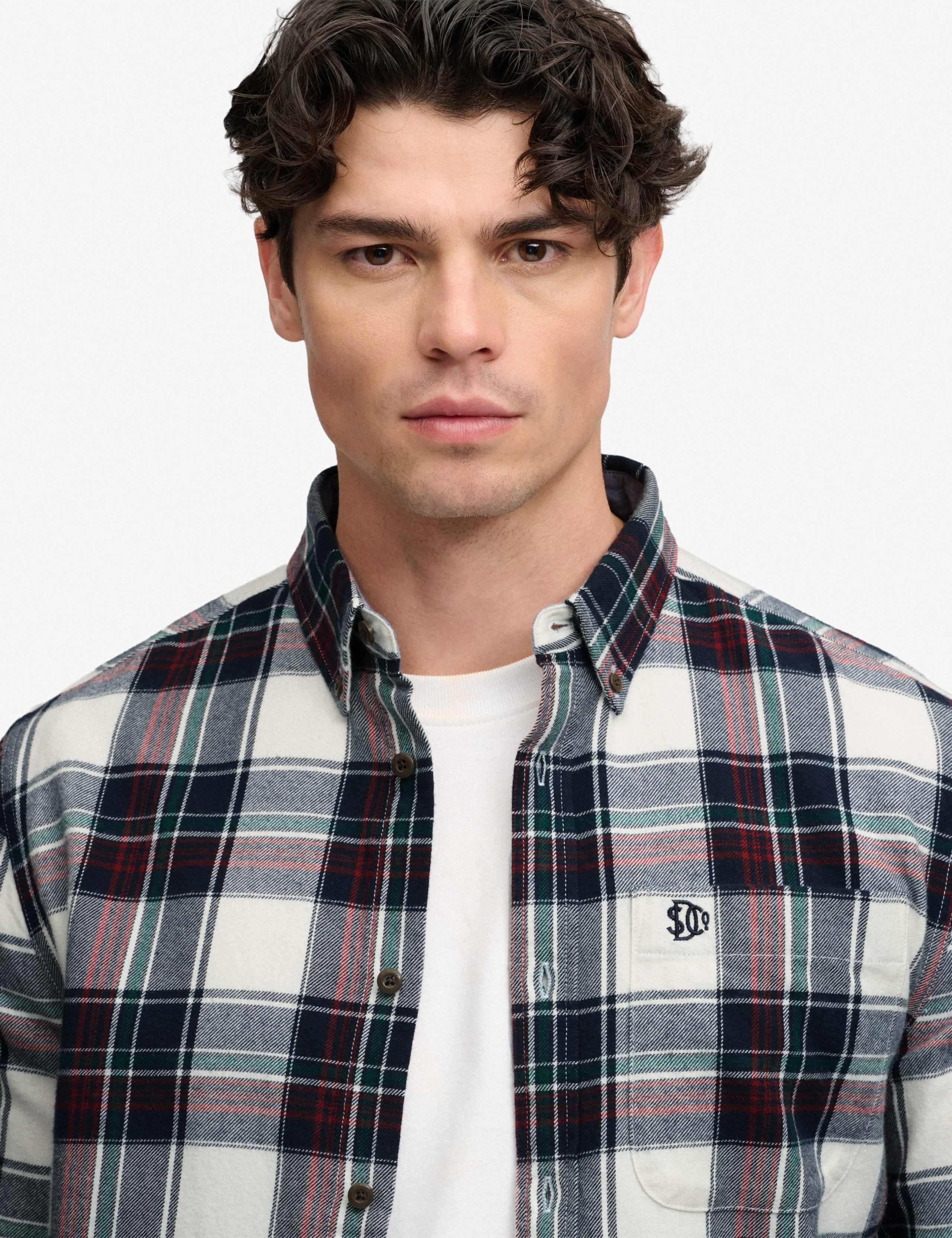 Relaxed Fit Pure Cotton Flannel Checked Shirt 6 of 7
