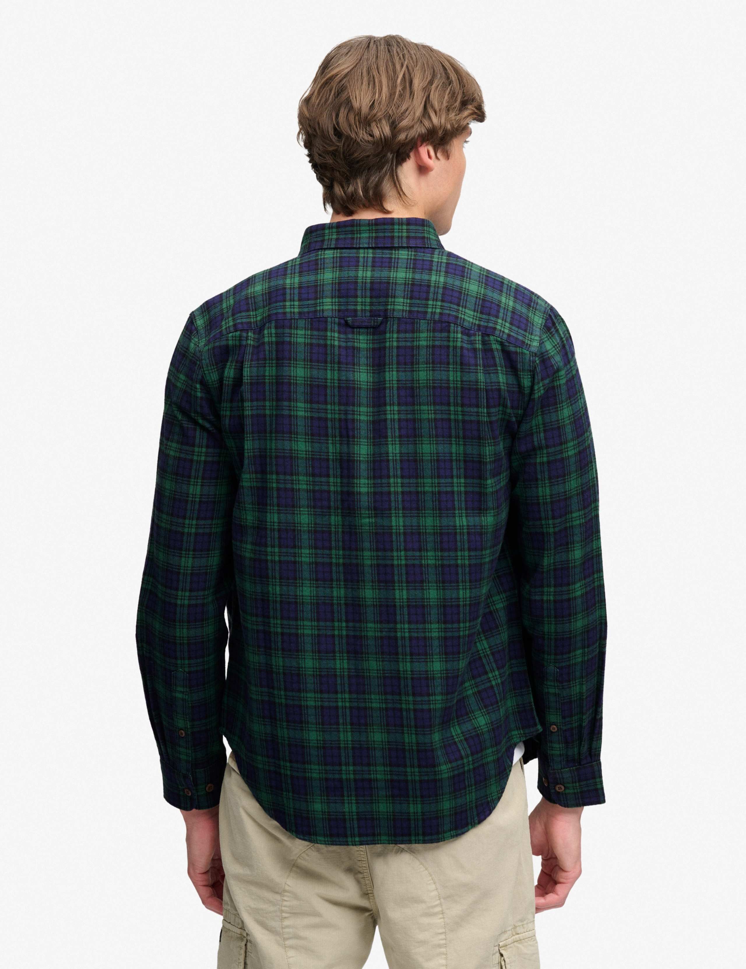 Relaxed Fit Pure Cotton Flannel Checked Shirt 4 of 7