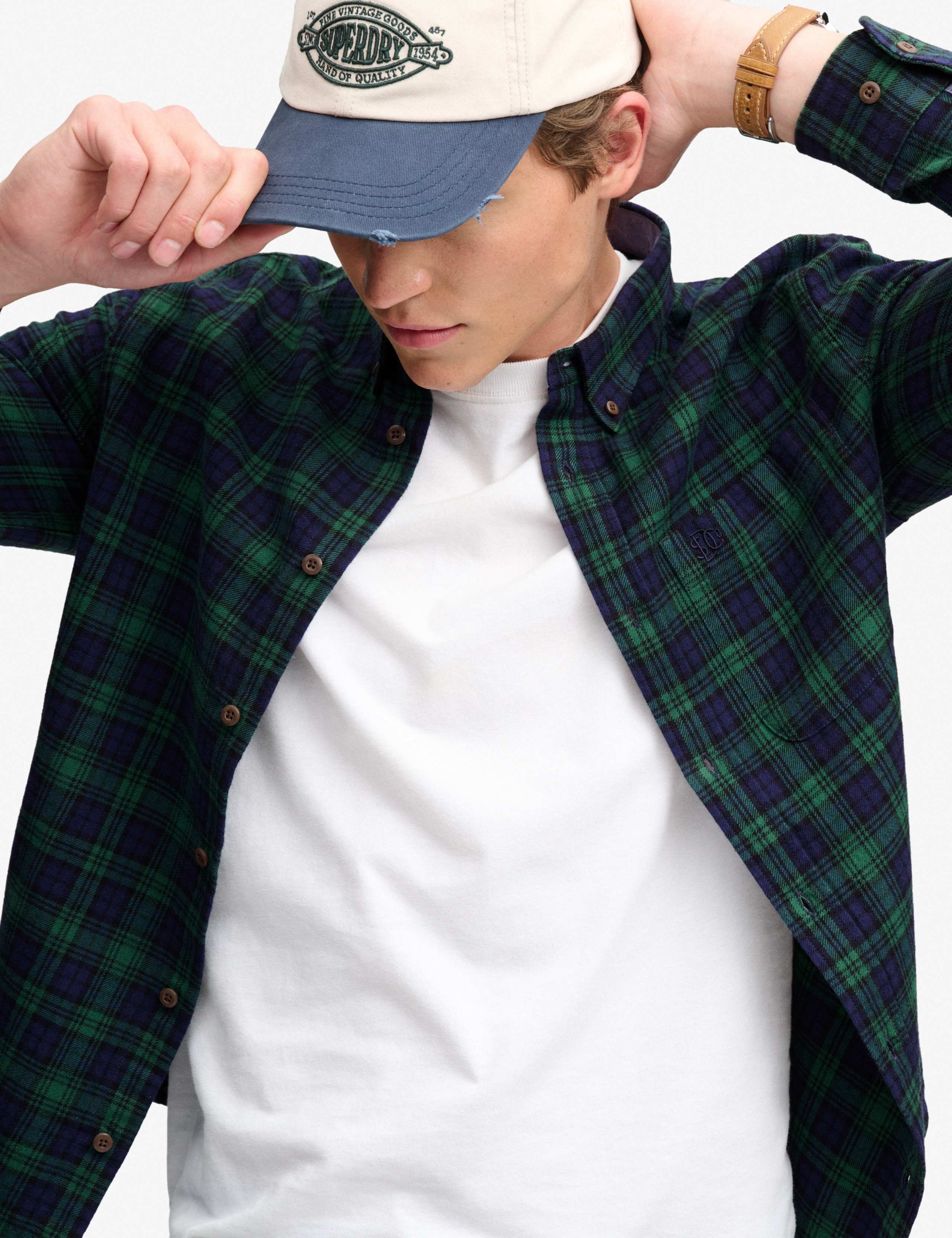 Relaxed Fit Pure Cotton Flannel Checked Shirt 6 of 7
