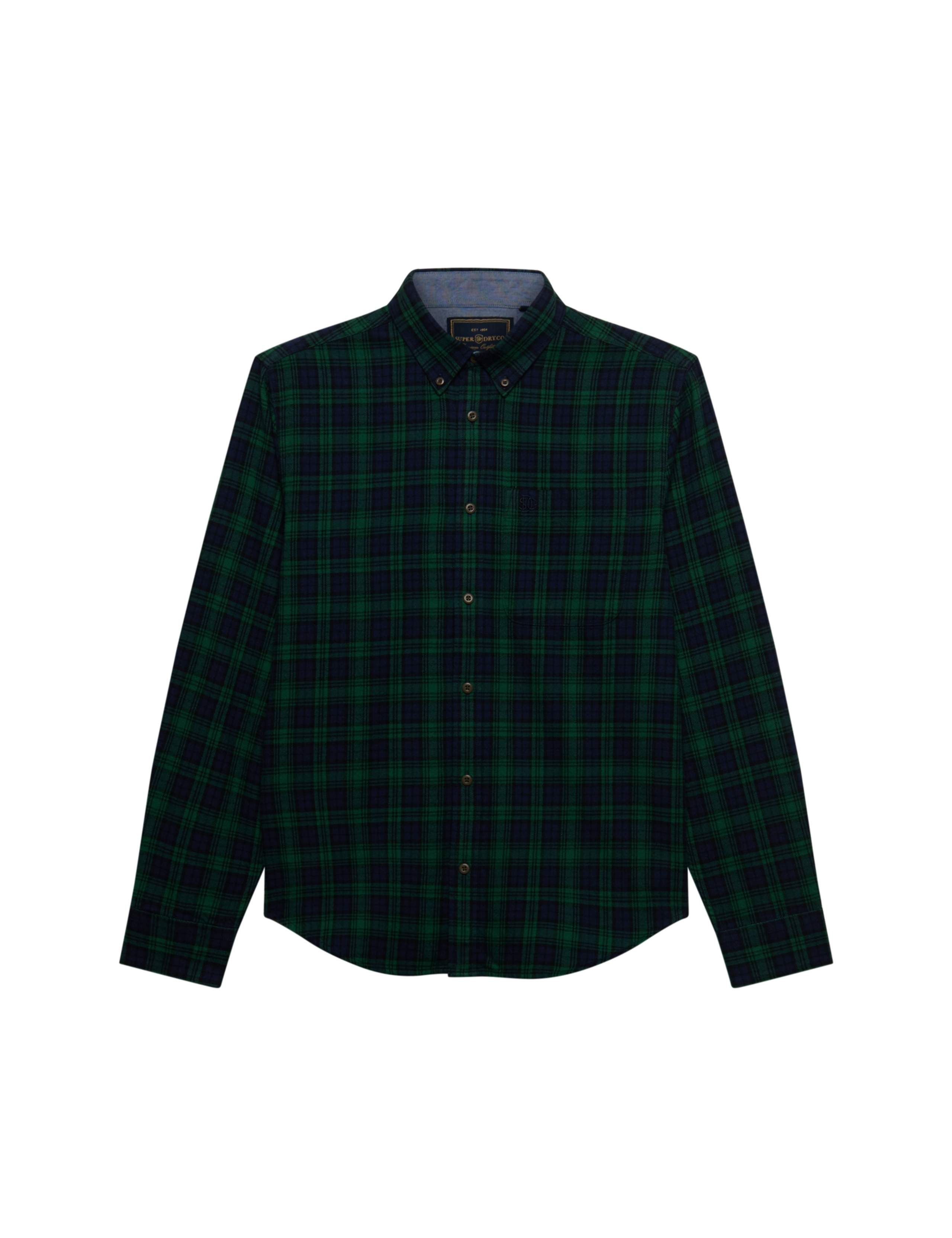 Relaxed Fit Pure Cotton Flannel Checked Shirt 2 of 7