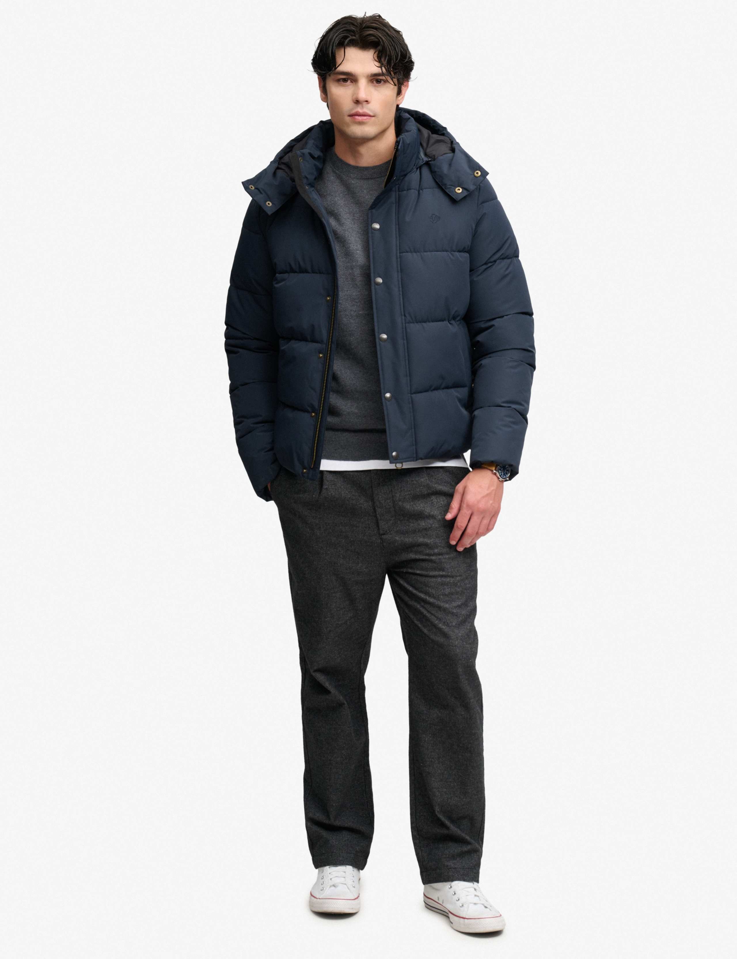 Quilted Padded Hooded Puffer Jacket 3 of 8