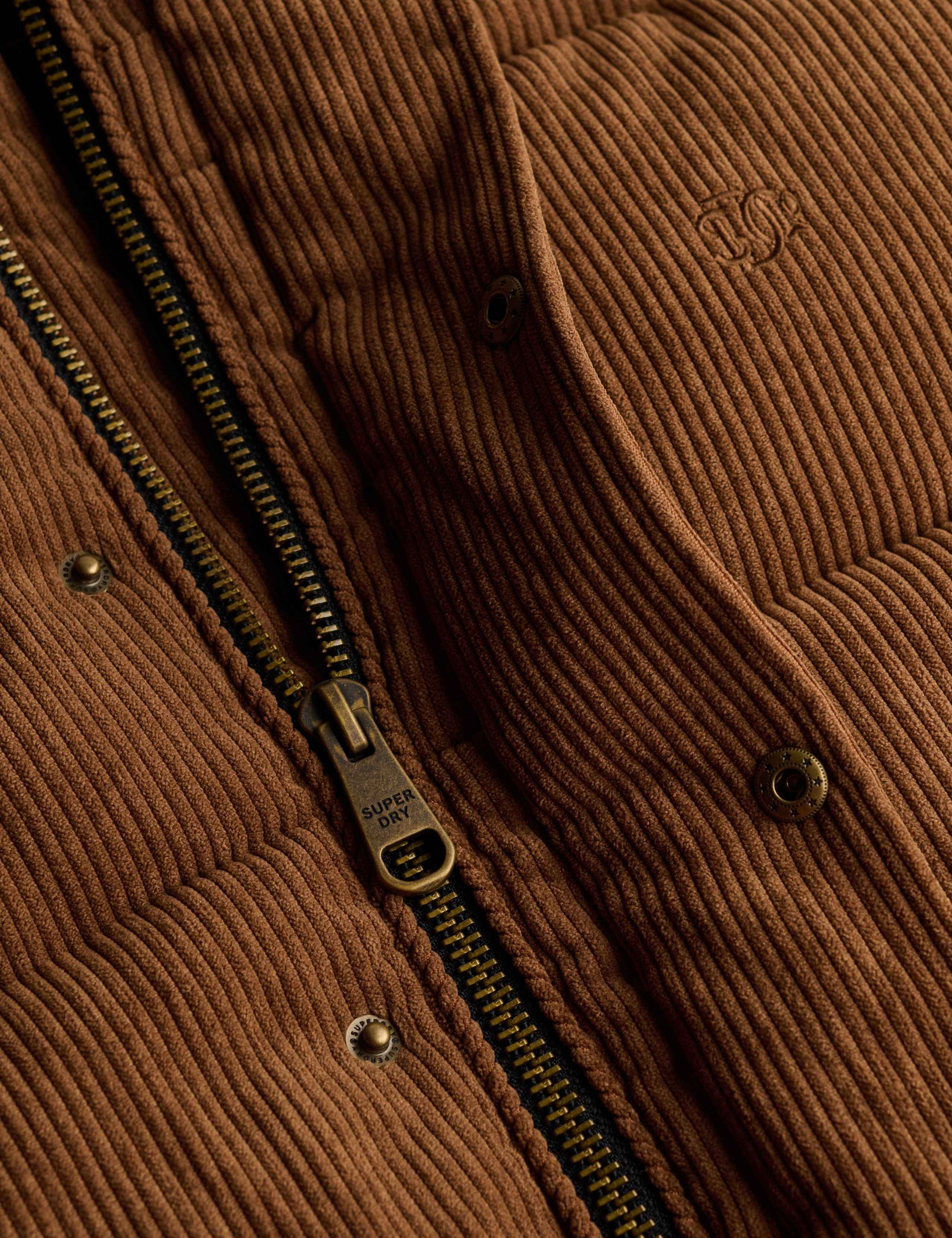 Corduroy Hooded Puffer Jacker 8 of 8