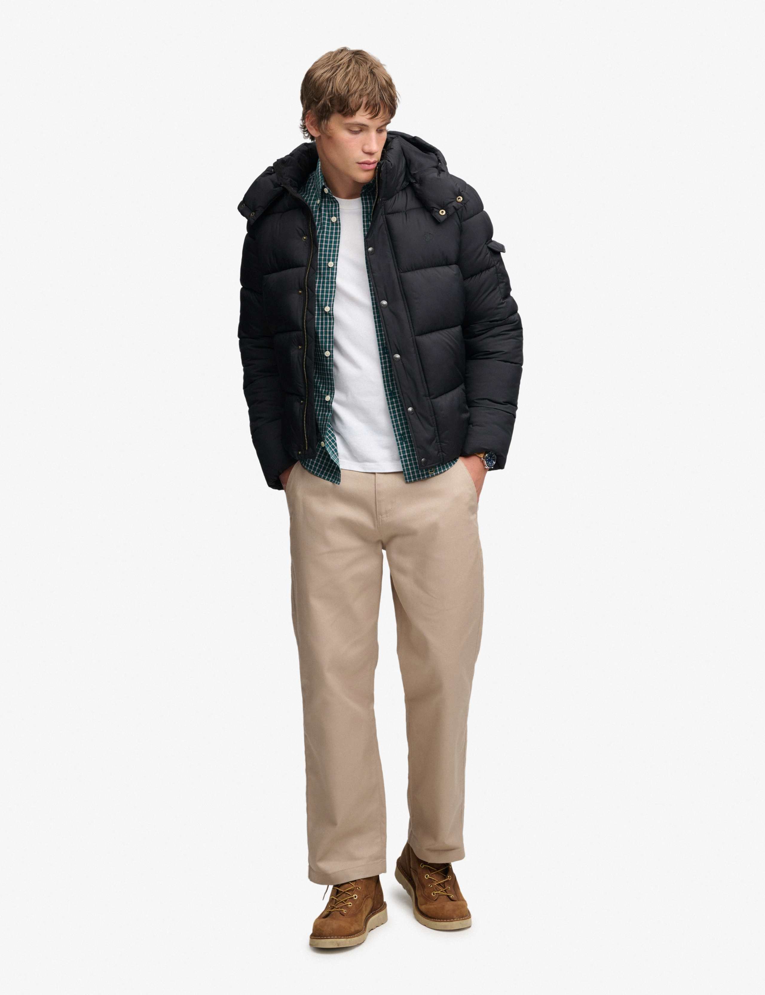 Quilted Padded Hooded Puffer Jacket 3 of 7