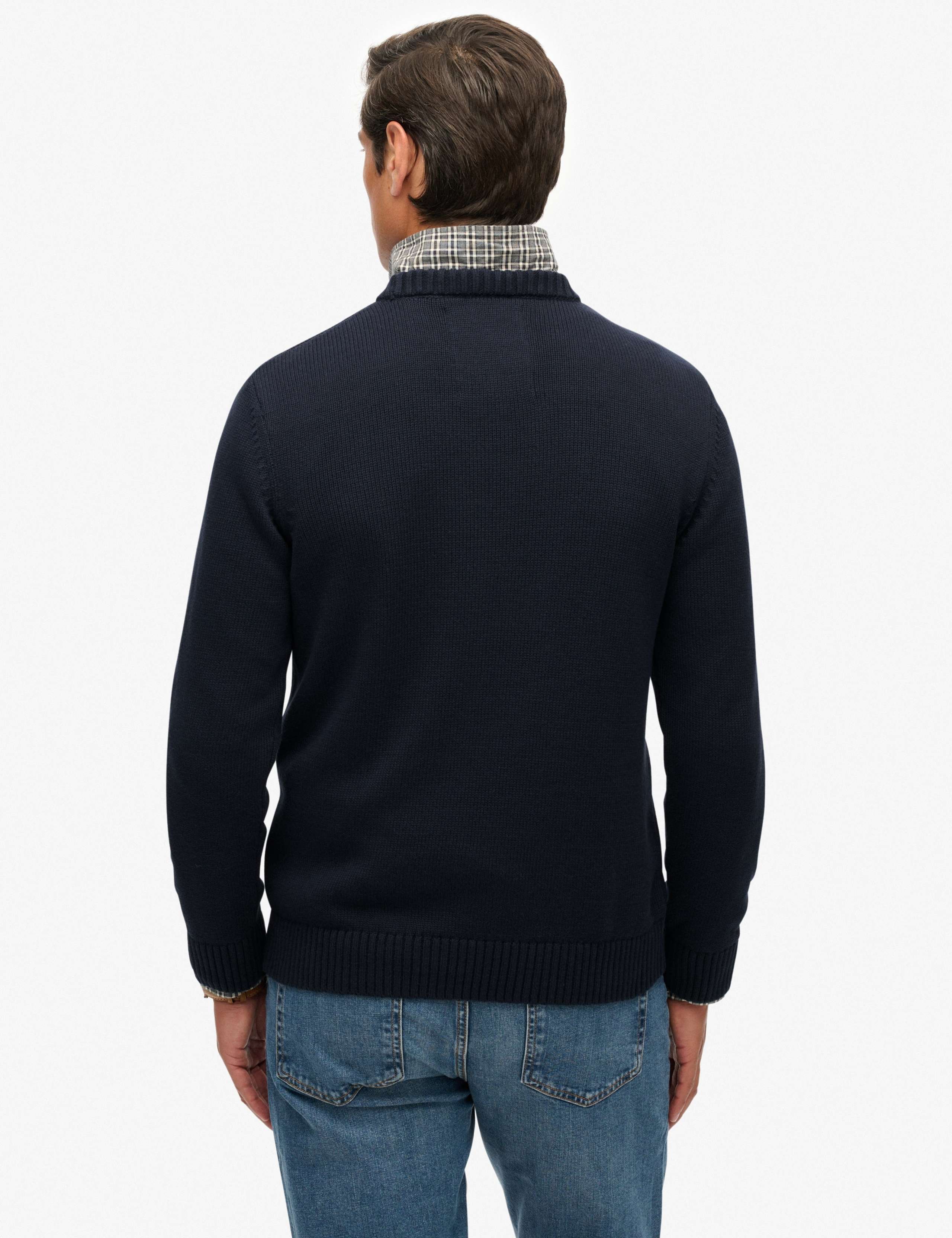 Pure Cotton Crew Neck Jumper 4 of 6
