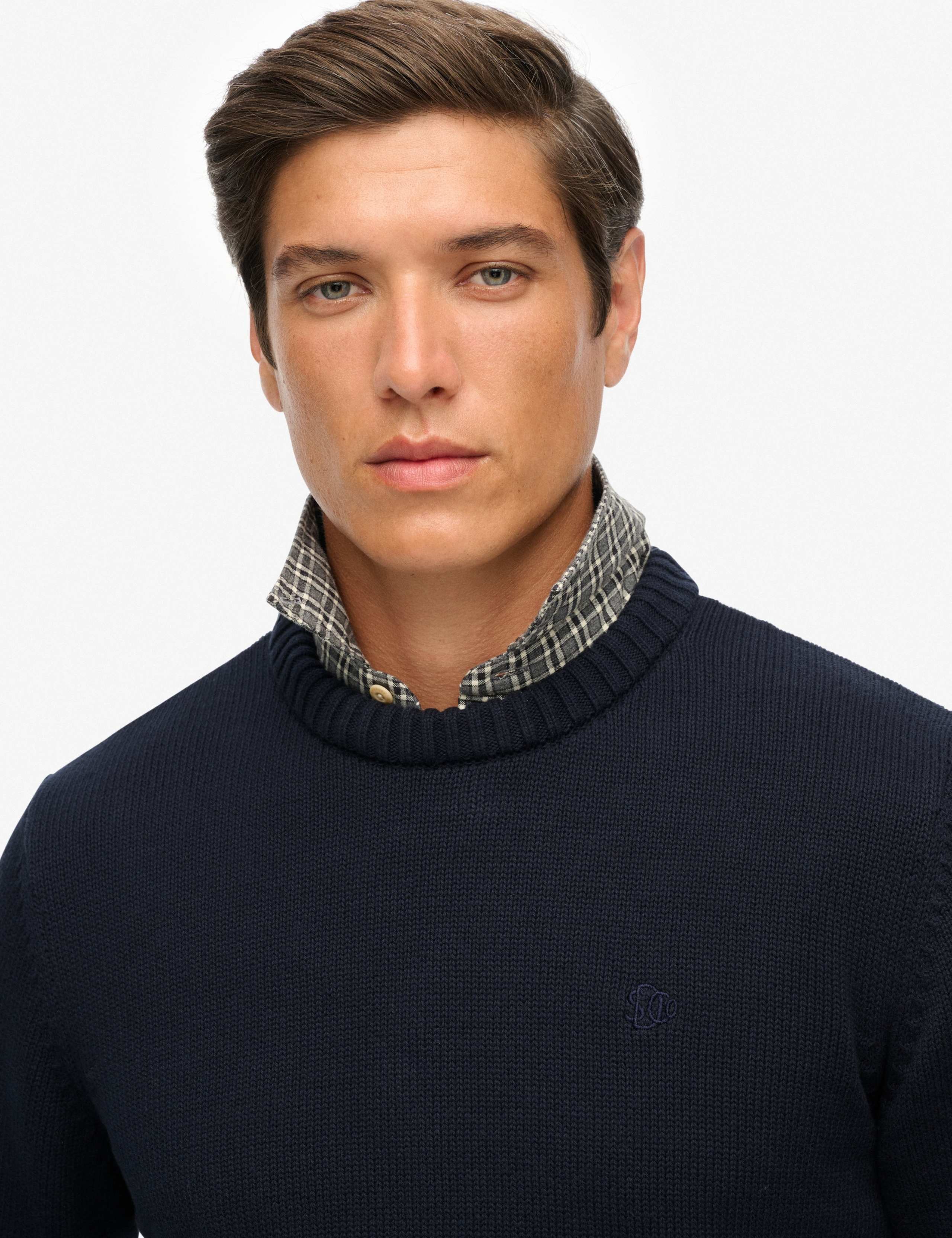 Pure Cotton Crew Neck Jumper 6 of 6