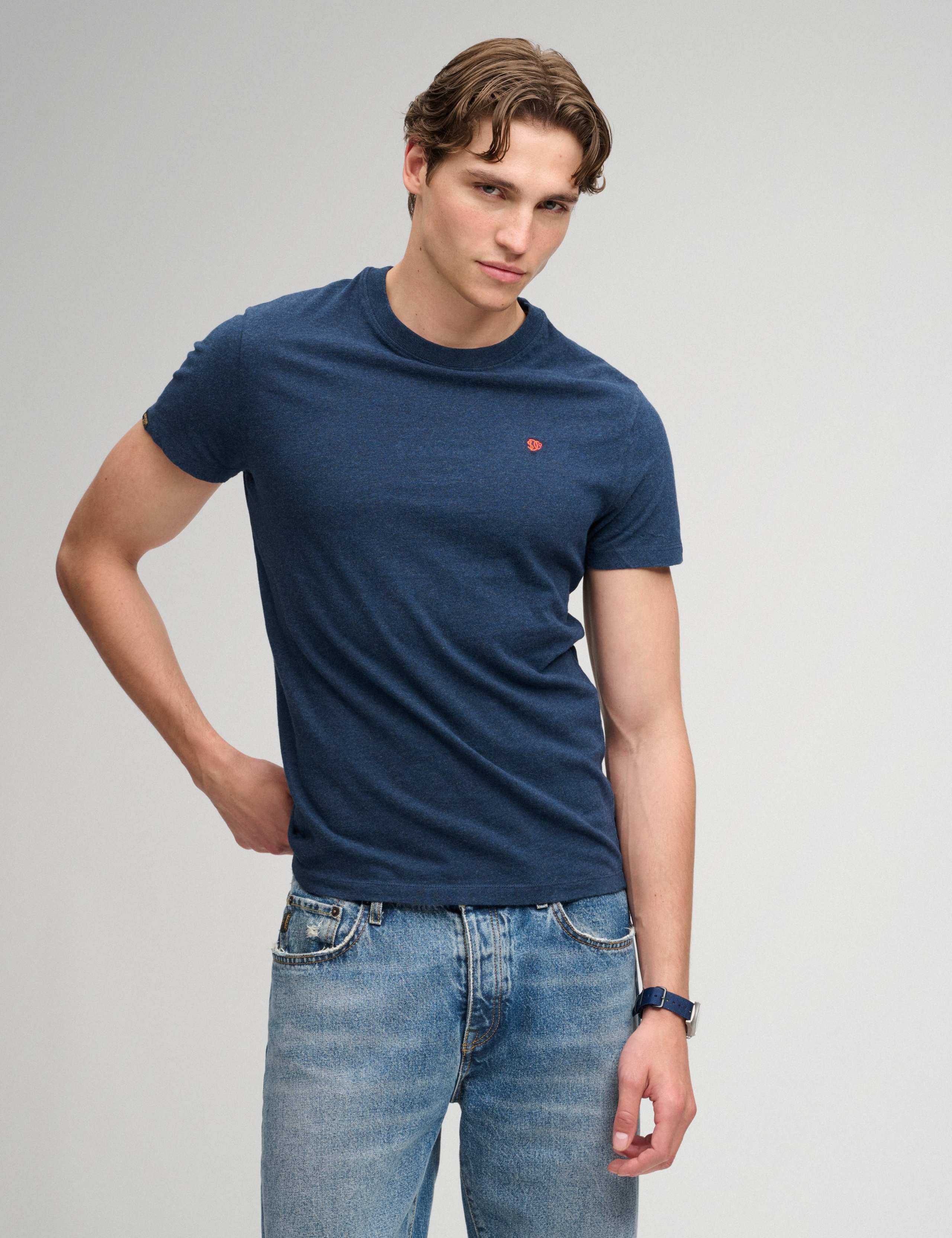 Pure Cotton Crew Neck T-Shirt 1 of 6