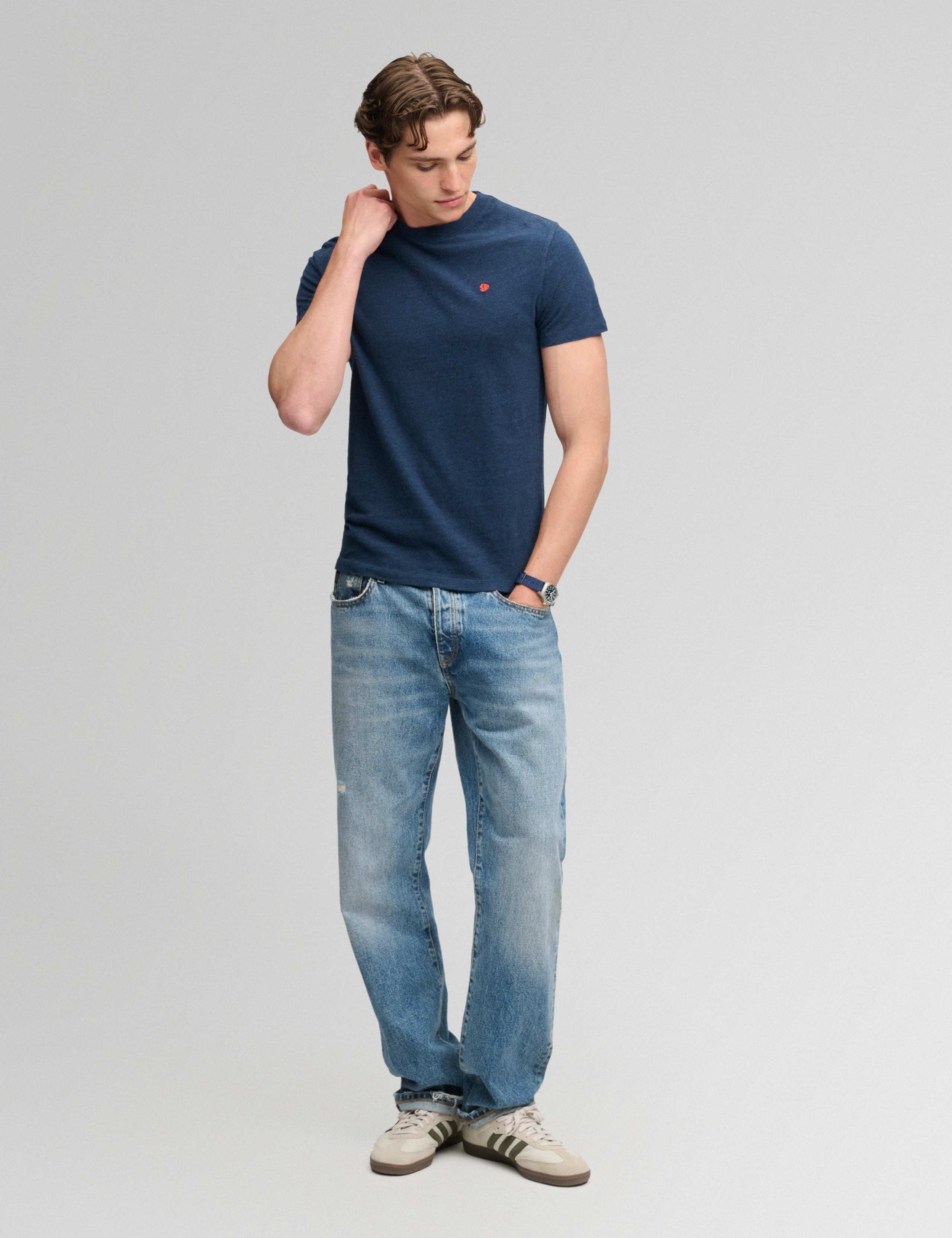 Pure Cotton Crew Neck T-Shirt 2 of 6